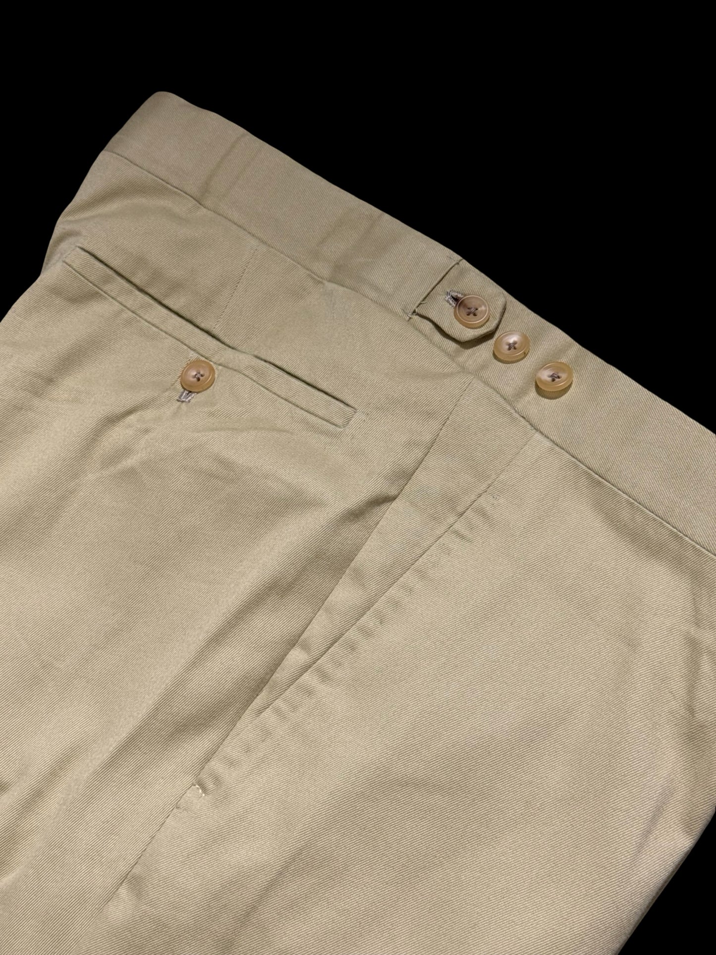 Bespoke Jones Chalk Dawson Meyer Mortimer Gabardine Twill Suit 37S / W32-34S
