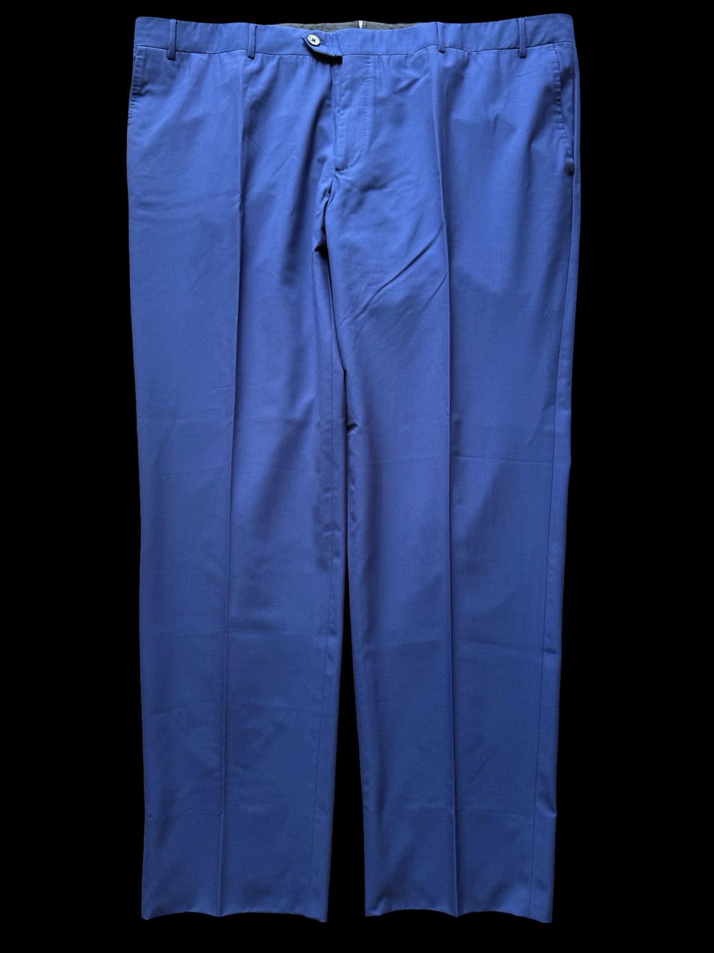 Corneliani Su Misura Royal Blue Suit 48R / W44R MTM Bespoke 15.75 Micron
