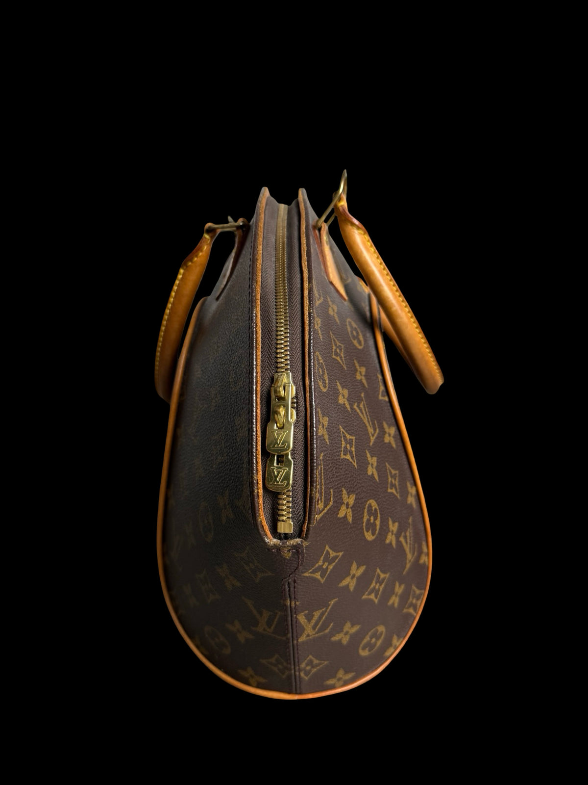 Louis Vuitton Ellipse MM Monogram Canvas Top Handle Bag Vintage 1998
