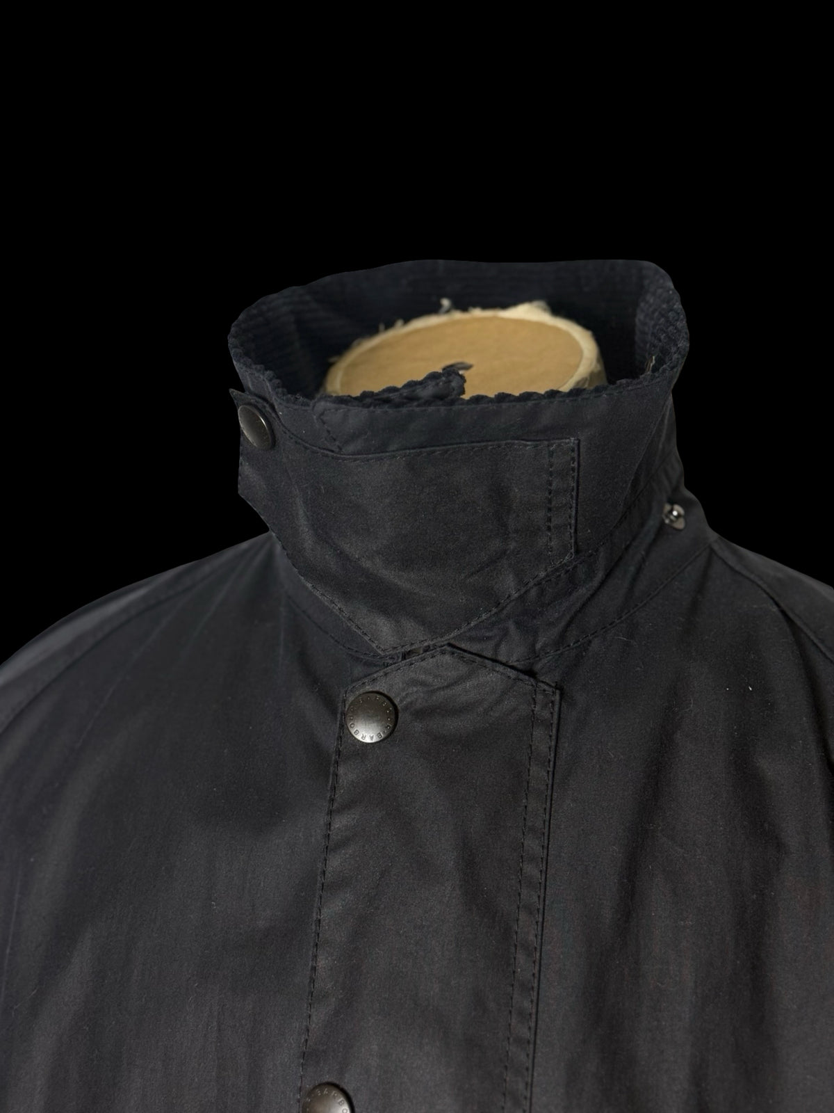 Men’s Barbour Beaufort Wax Jacket & Gilet Size 46” Dark Navy Blue