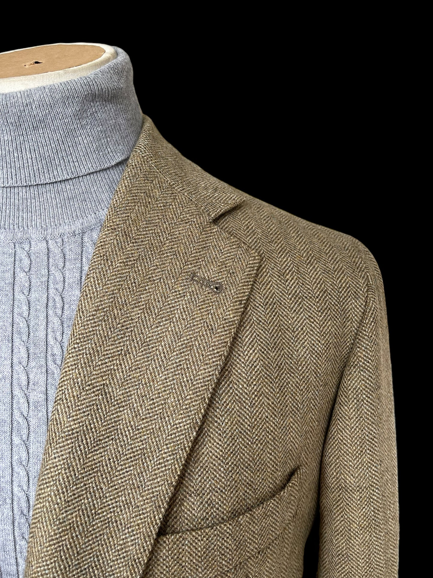 Natalino Tweed Sport Coat 52 UK42 Green 3 Roll 2 RRP £435