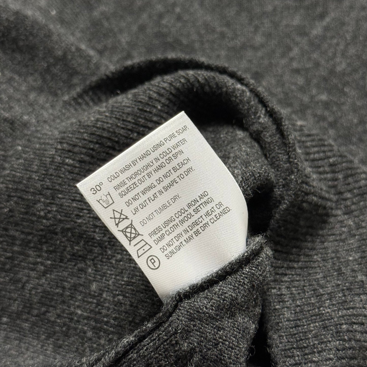 BNWT Malloch’s Hudson Crew Neck Jumper Size XL Super Geelong Wool RRP £245 Grey