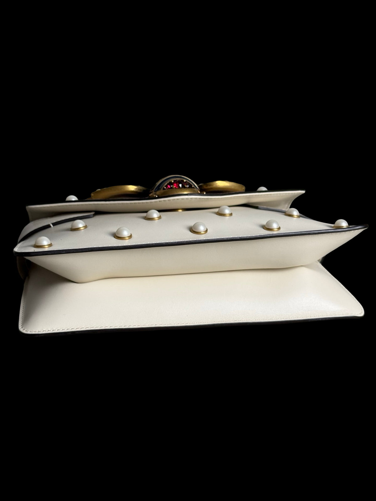 Gucci Queen Margaret Broadway Shoulder Bag Bee Pearls RRP £2250