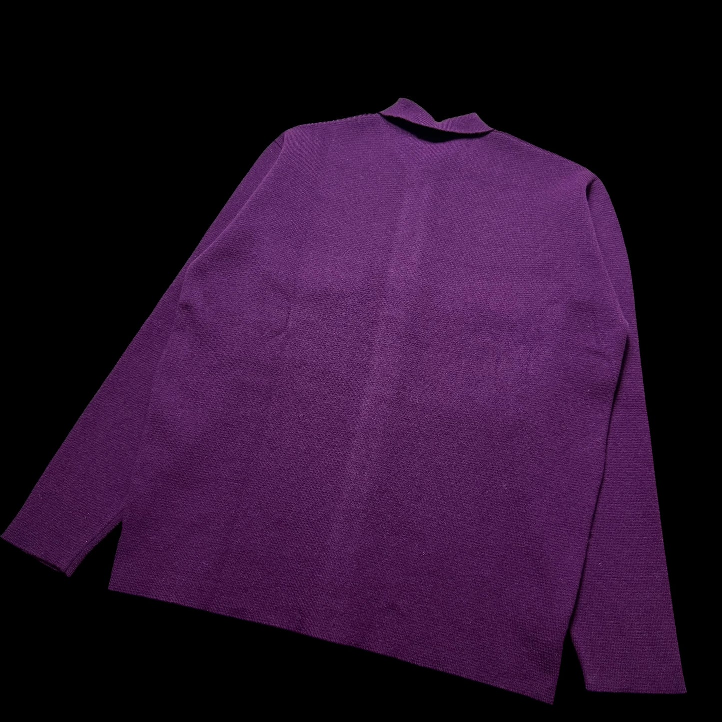 BNWT Malloch’s Robert Merino & Cashmere Knitted Overshirt Purple RRP £375