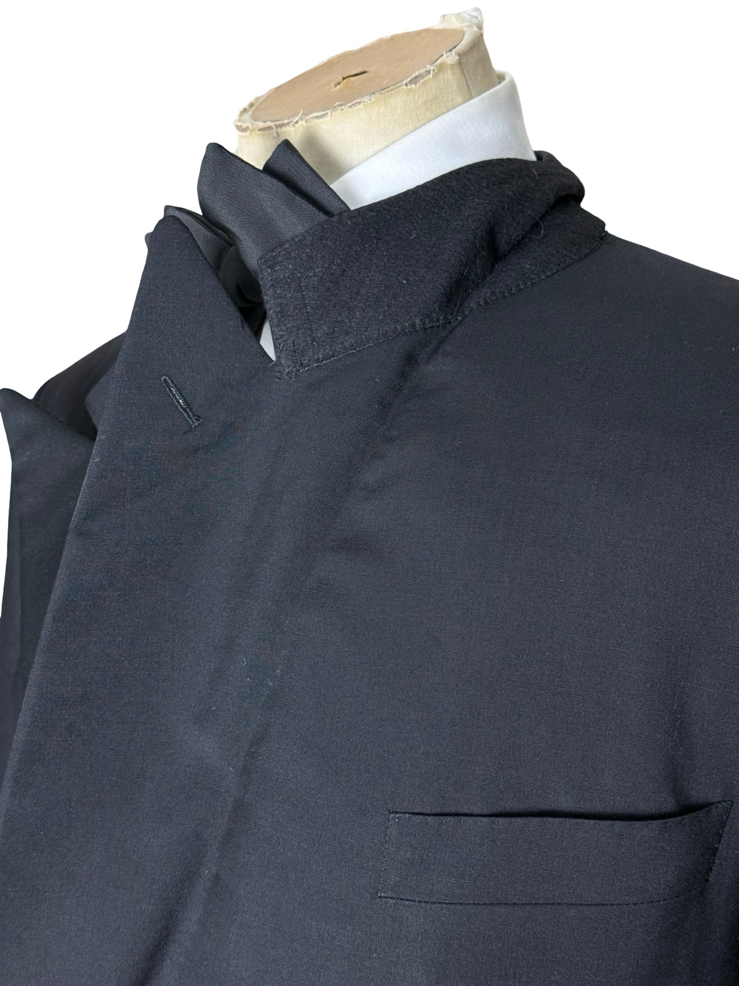 Vintage Canali Double Breasted Dinner Suit 42L / W36L Wool & Mohair Pleat Front