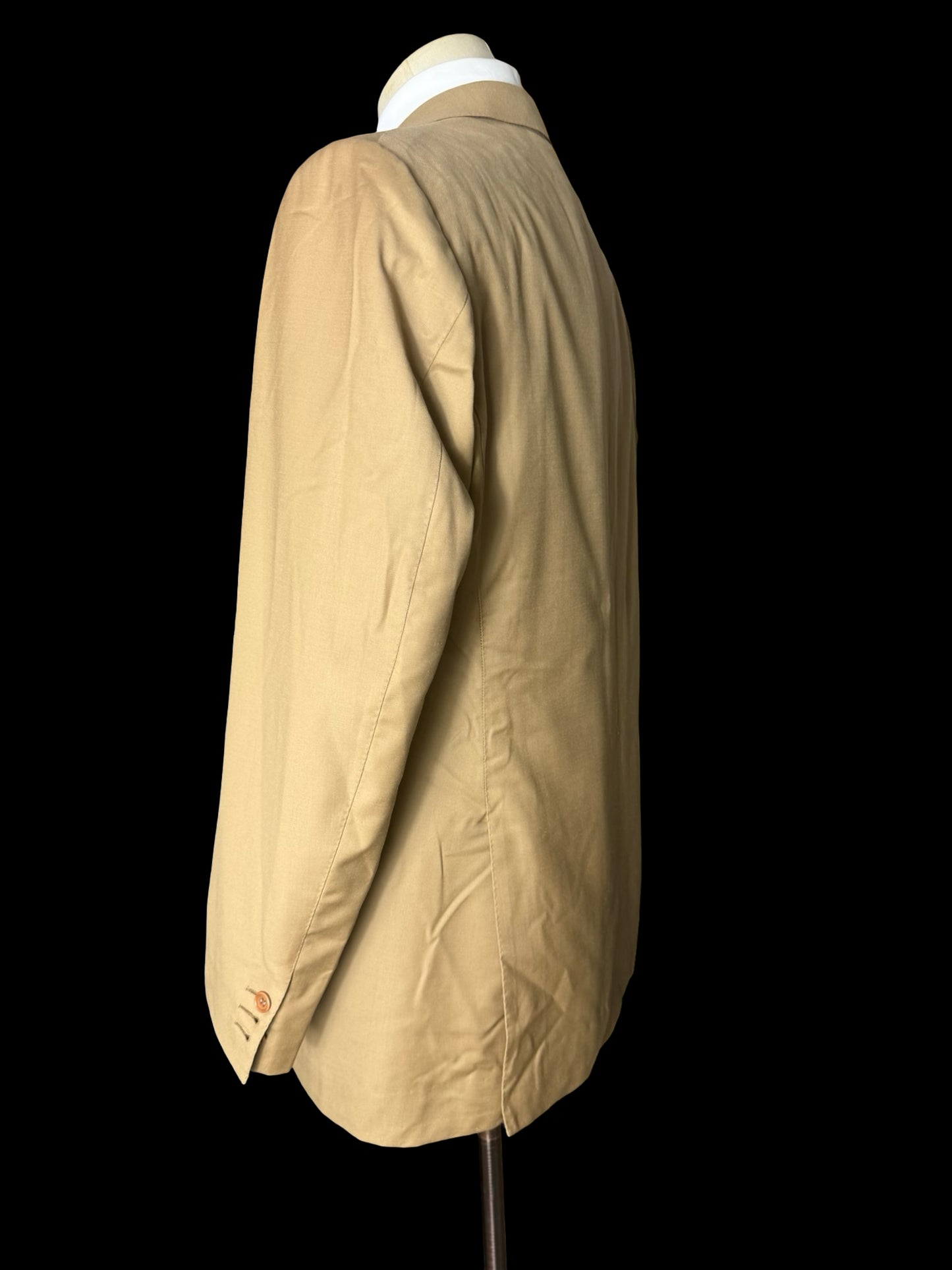 Bespoke Tommy Giulio Caraceni Tan Brown Suit 41S/ W34” 2 Roll 3
