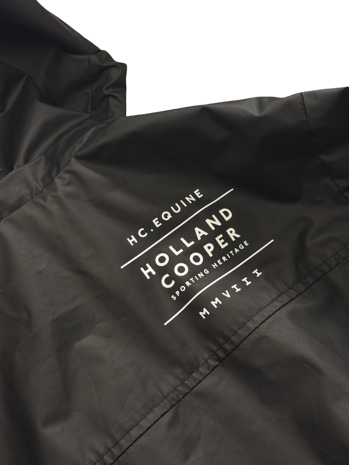 Holland & Cooper Black Rain Coat Mac Size XL RRP £199