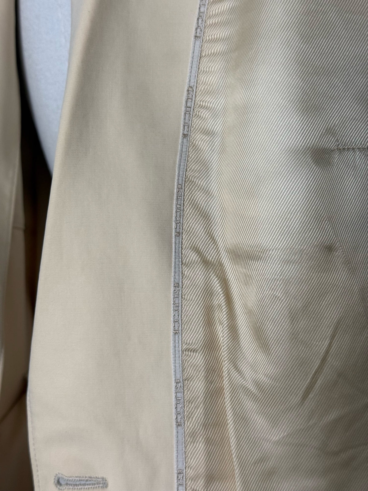 Vintage Women’s Gucci Tom Ford Era Cream Safari Jacket Belted IT46 UK14 Rare