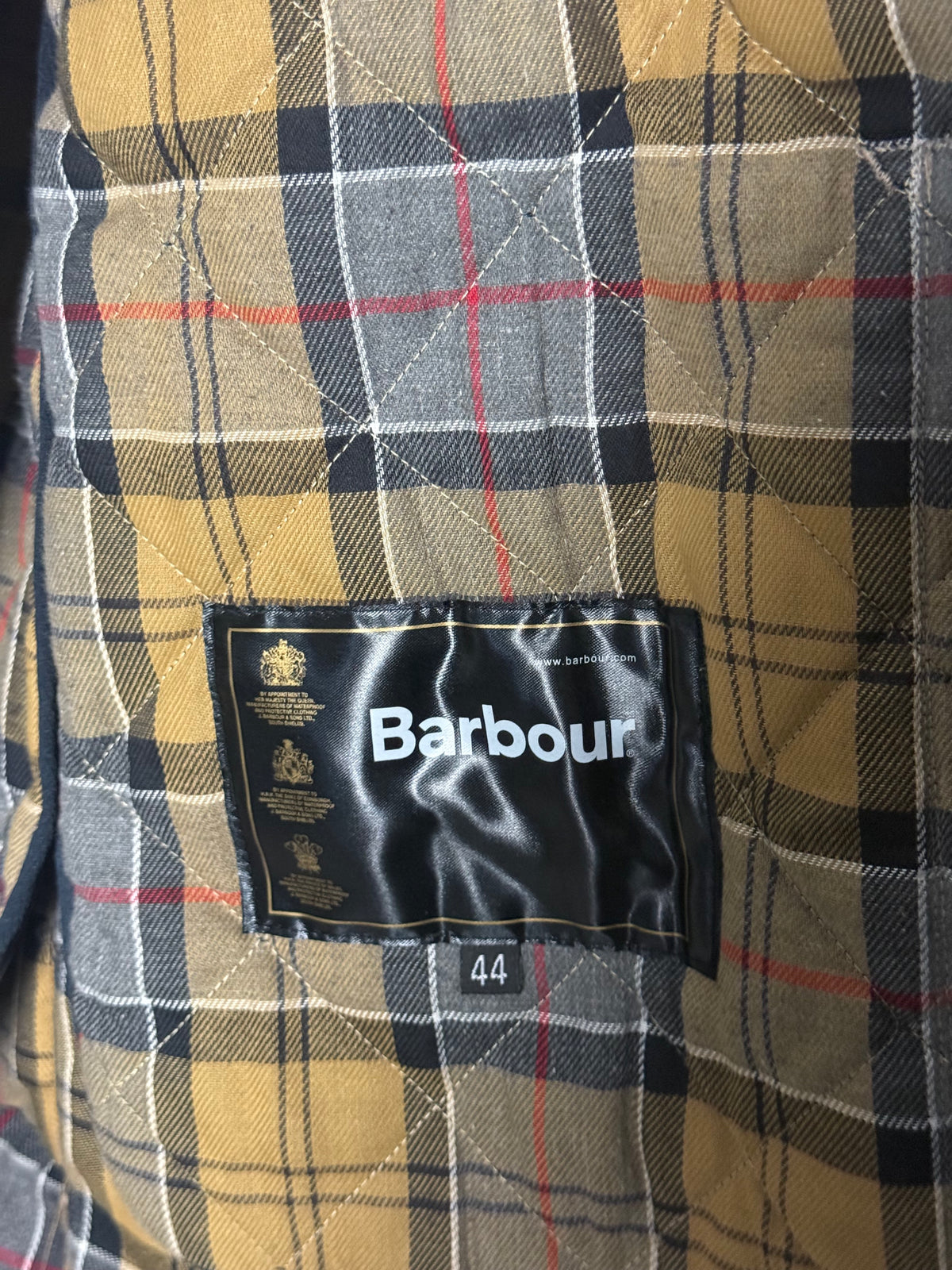 Men’s Barbour Beaufort Wax Jacket & Gilet Size 46” Dark Navy Blue