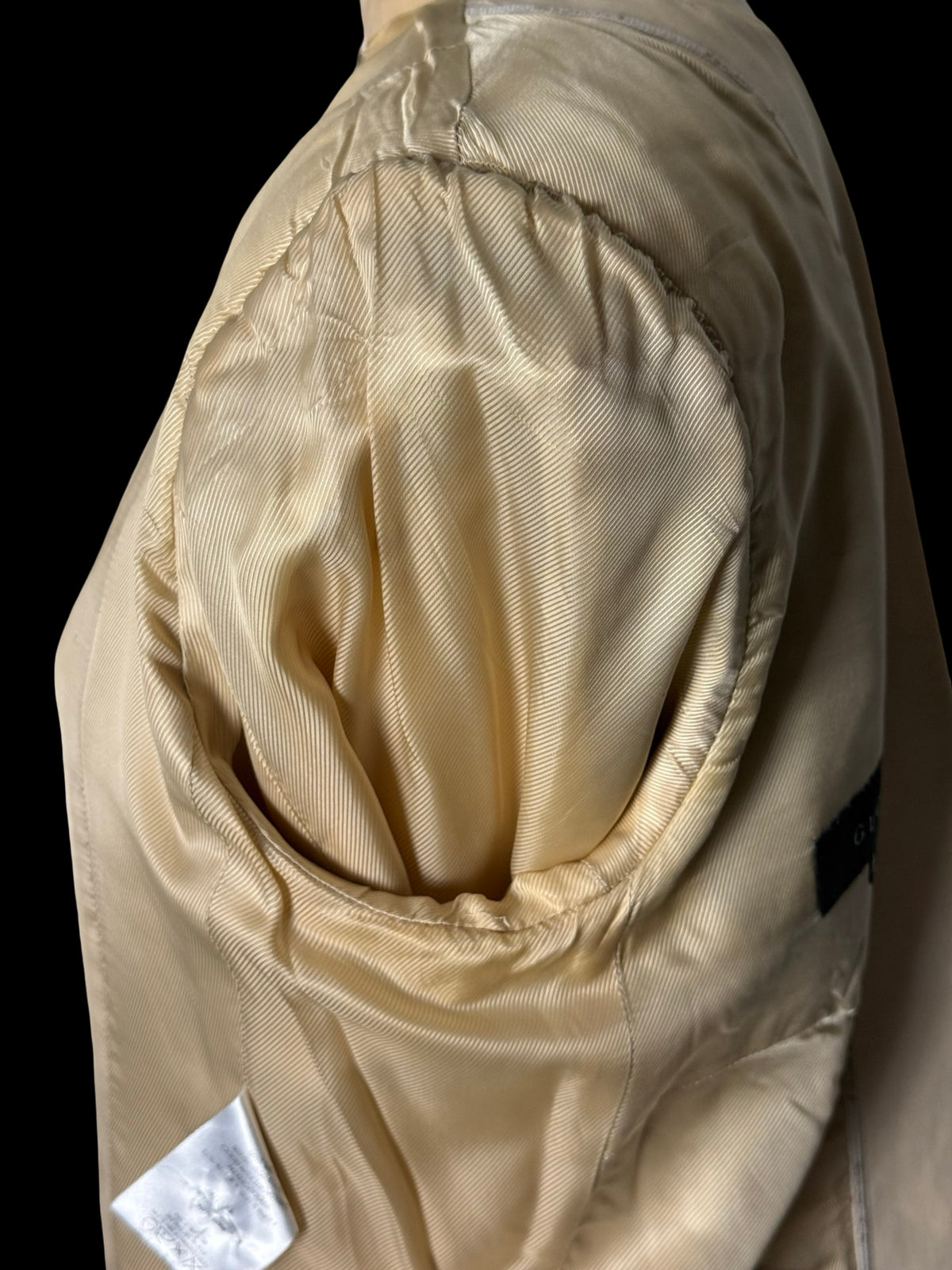 Vintage Women’s Gucci Tom Ford Era Cream Safari Jacket Belted IT46 UK14 Rare