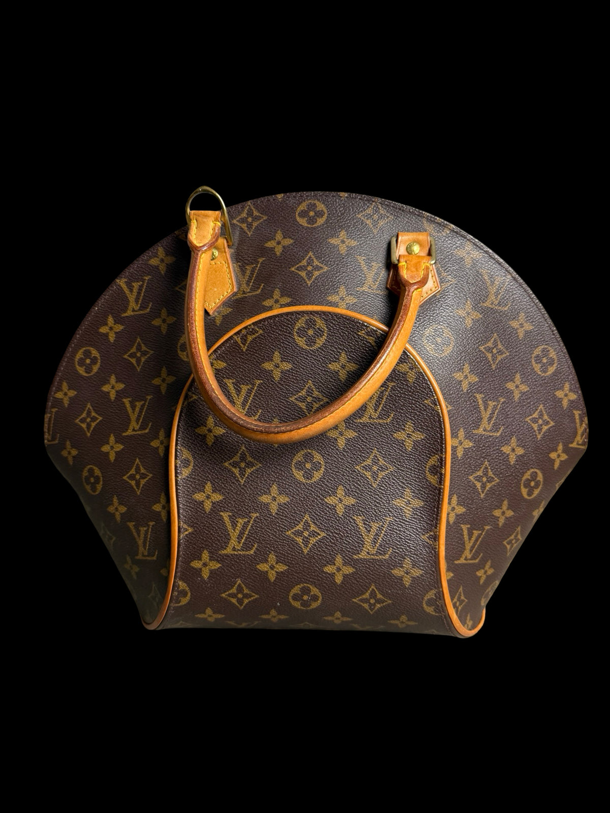 Louis Vuitton Ellipse MM Monogram Canvas Top Handle Bag Vintage 1998