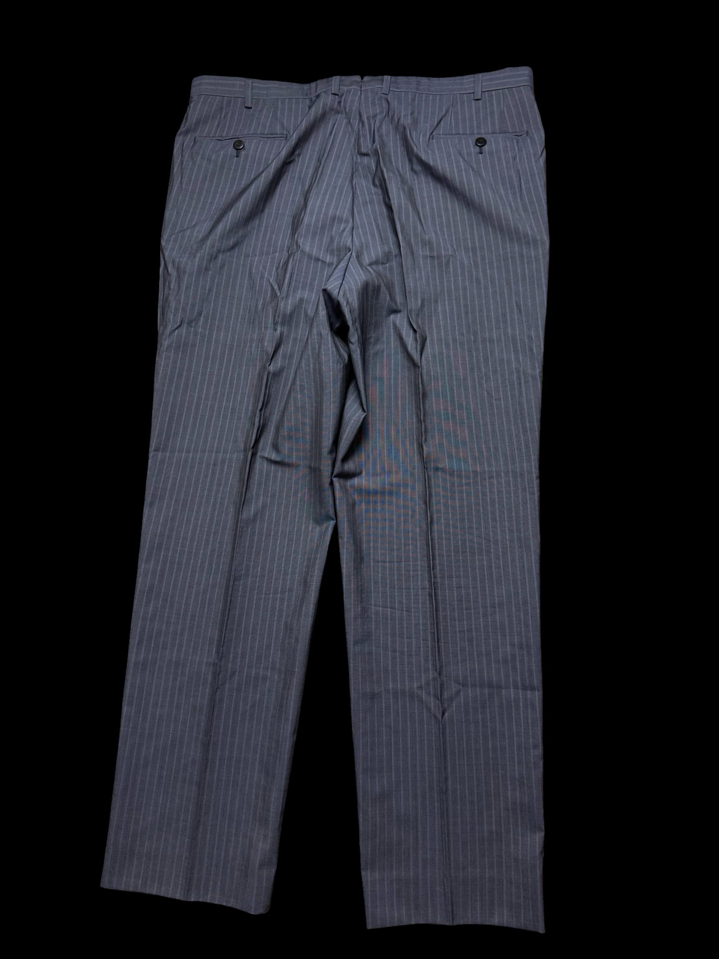 Brioni Navy Pinstripe Senato Suit 48R / W40R Wool Silk RRP £4k