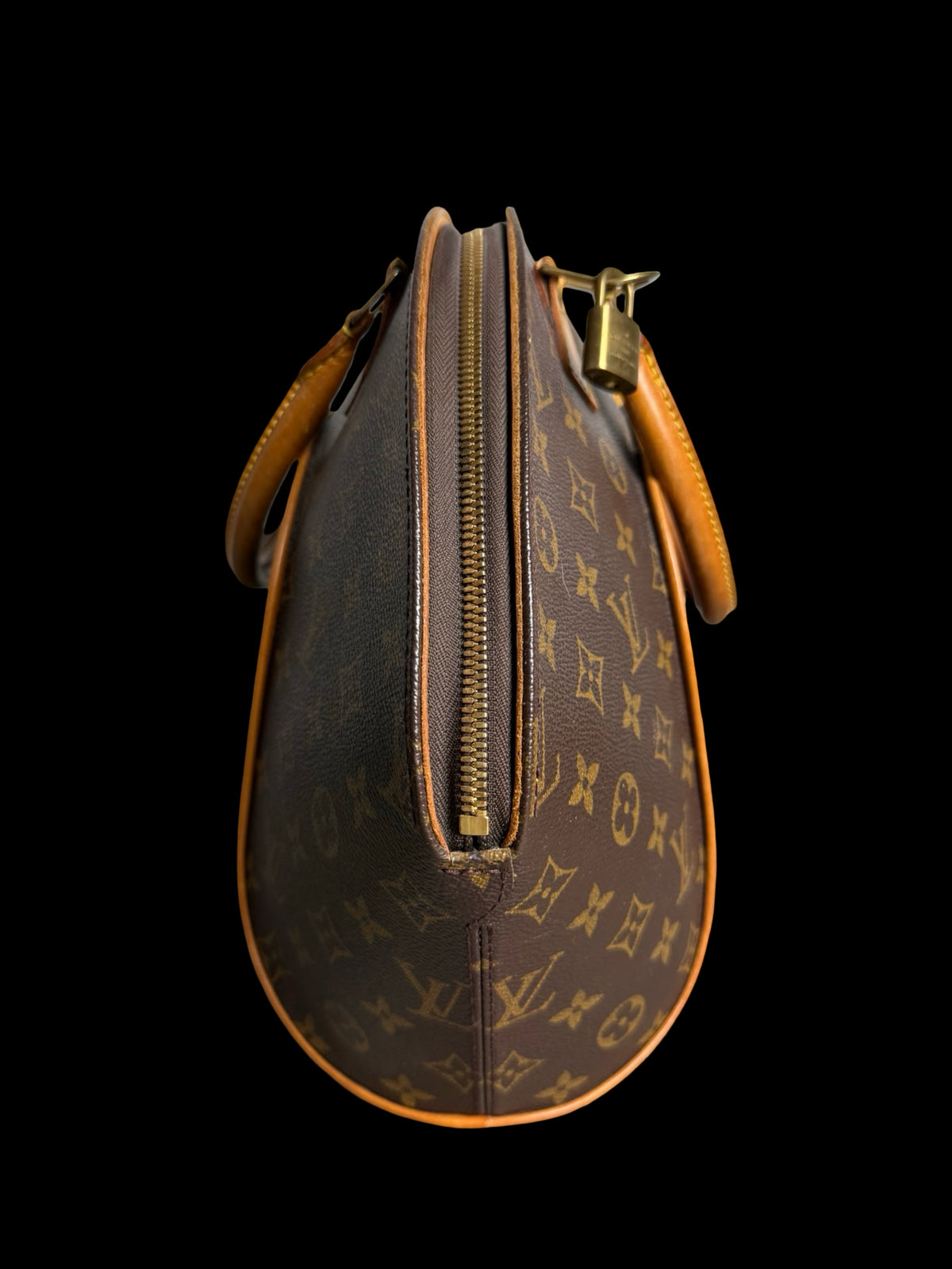 Louis Vuitton Ellipse MM Monogram Canvas Top Handle Bag Vintage 1998