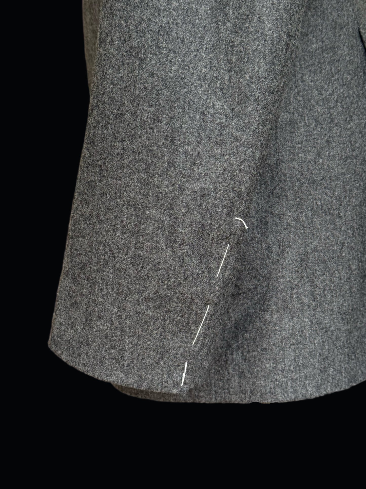 BNWT Natalino Double Breasted Mid Grey Flannel Sport Jacket 44L RRP £525