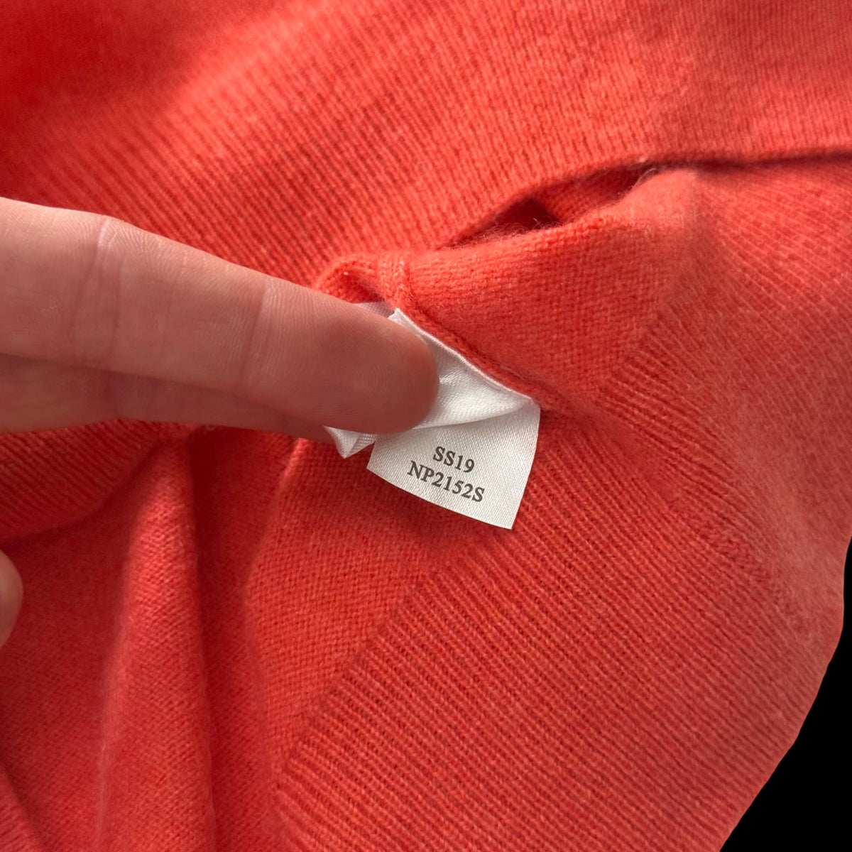 Women’s N Peal Coral Cashmere Short Sleeve Jumper Large RRP £250