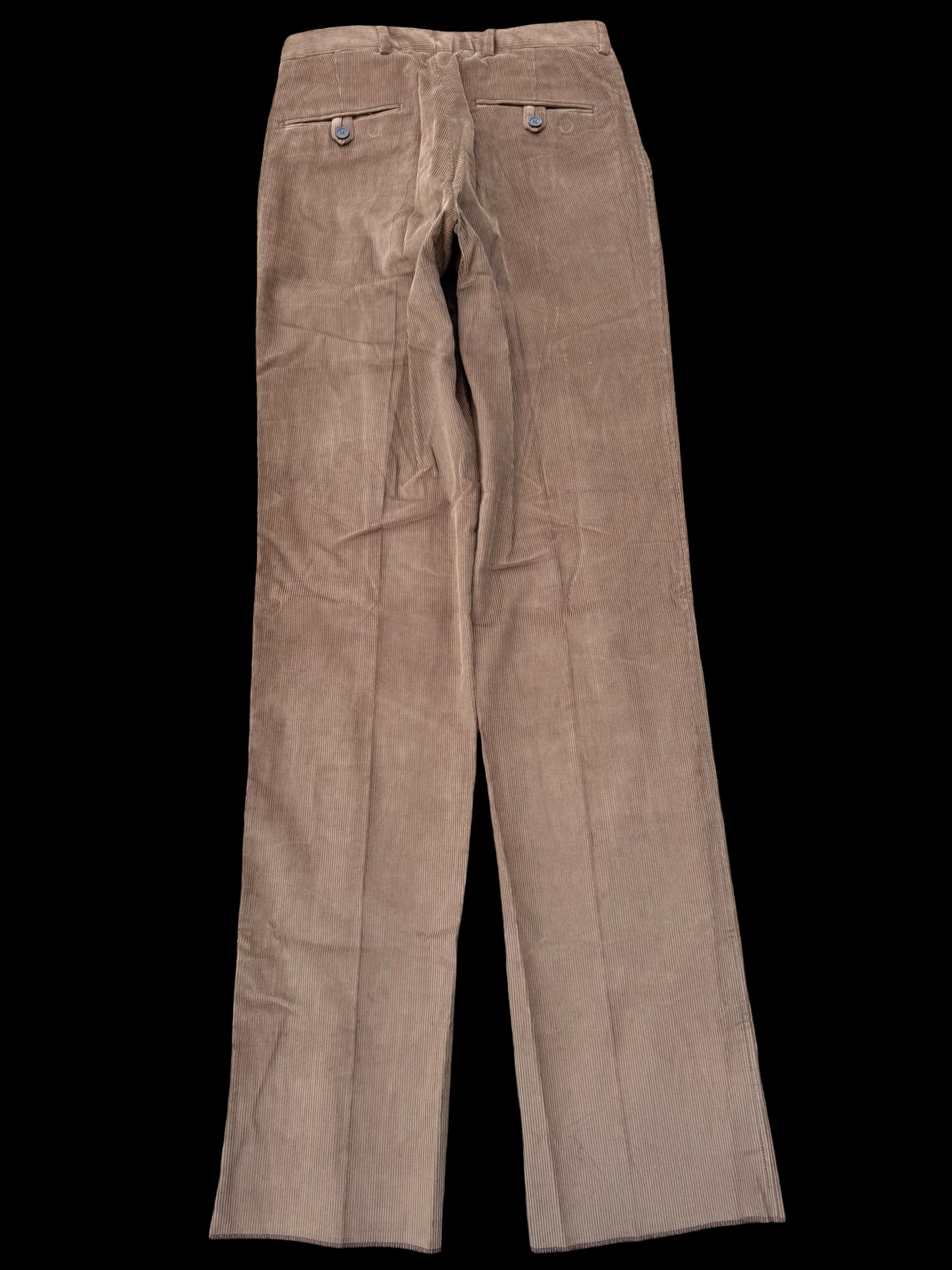 BNWT Natalino Brown Corduroy Pleat Front Trousers W30” RRP £190