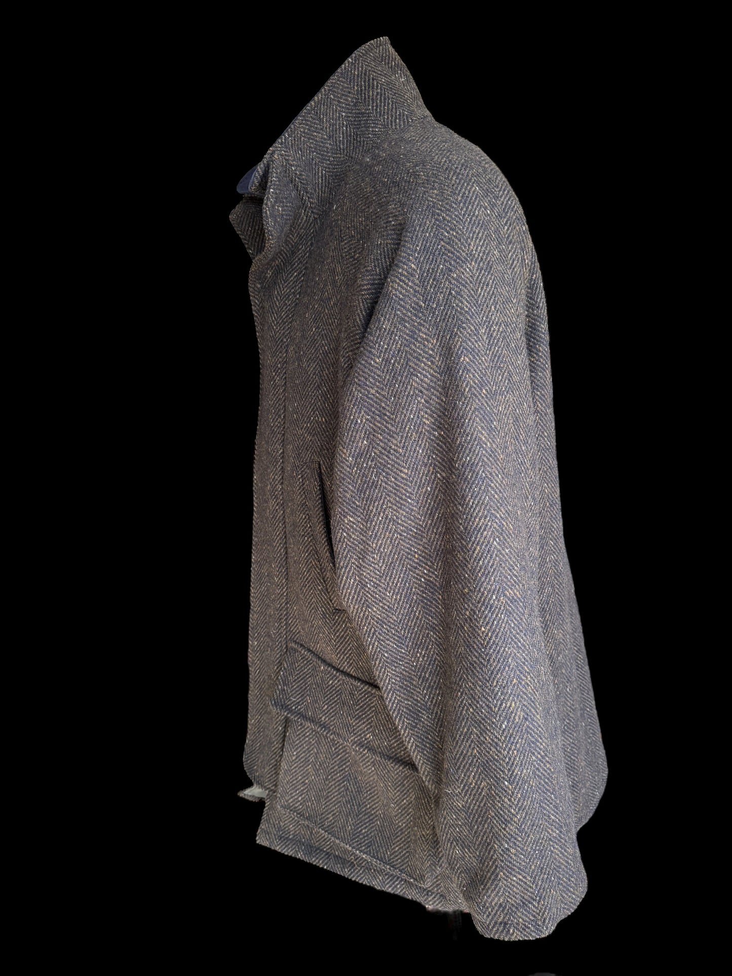 Men’s Magee Tweed Shooting Coat Size 46 Herringbone Flecked Tweed Hunting