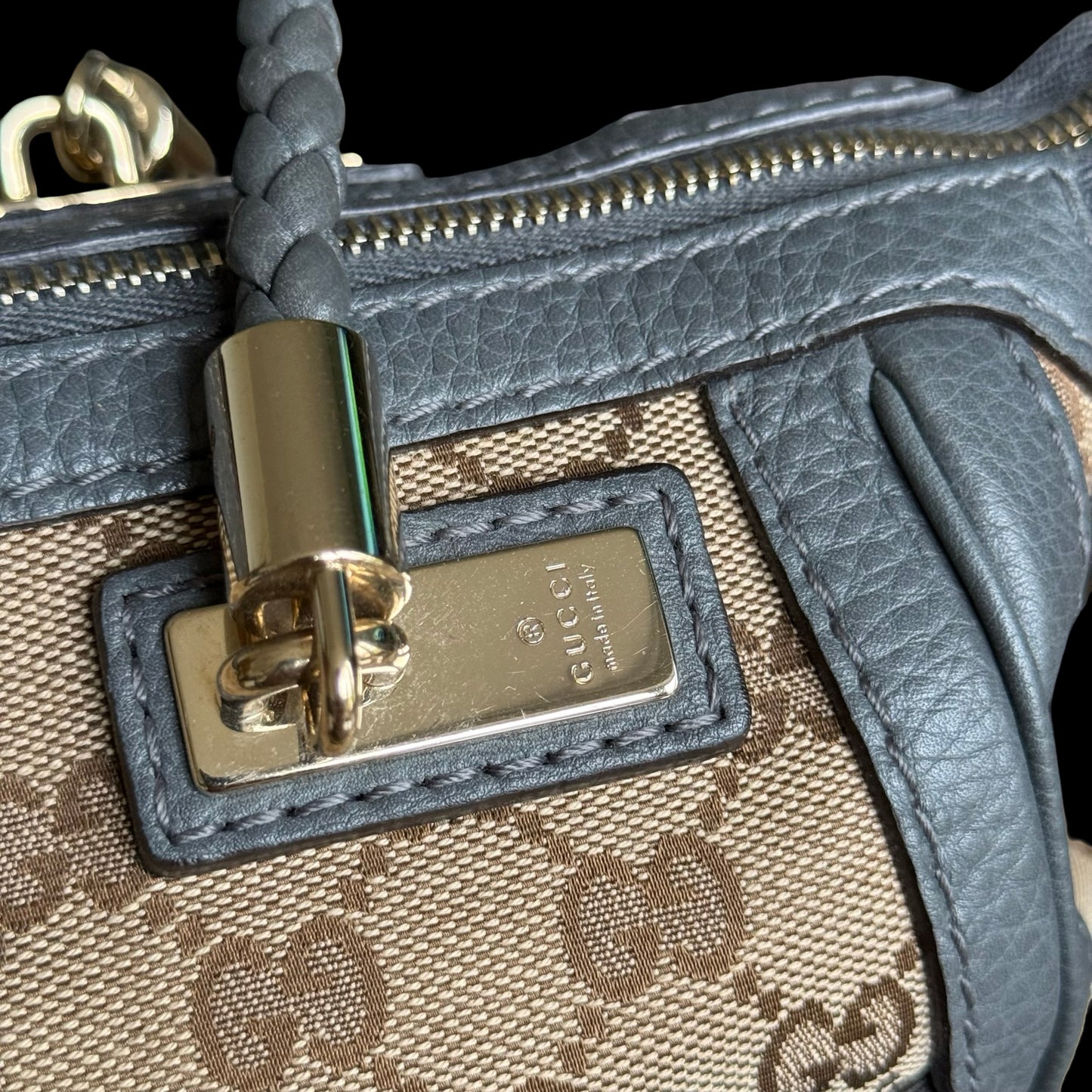 Women’s Gucci Canvas GG Bella Satchel Bag Handbag