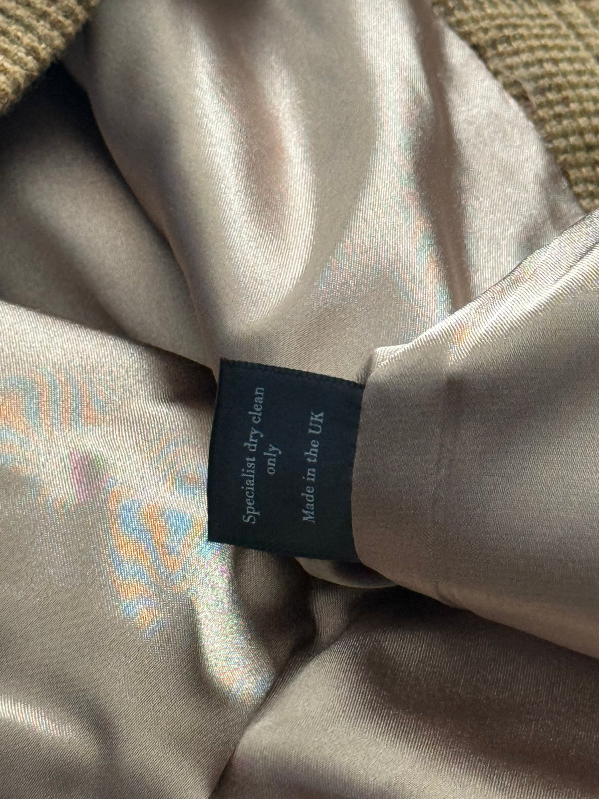 Holland Cooper Tawny Tweed Peg Trousers UK 14 High Waisted RRP £299