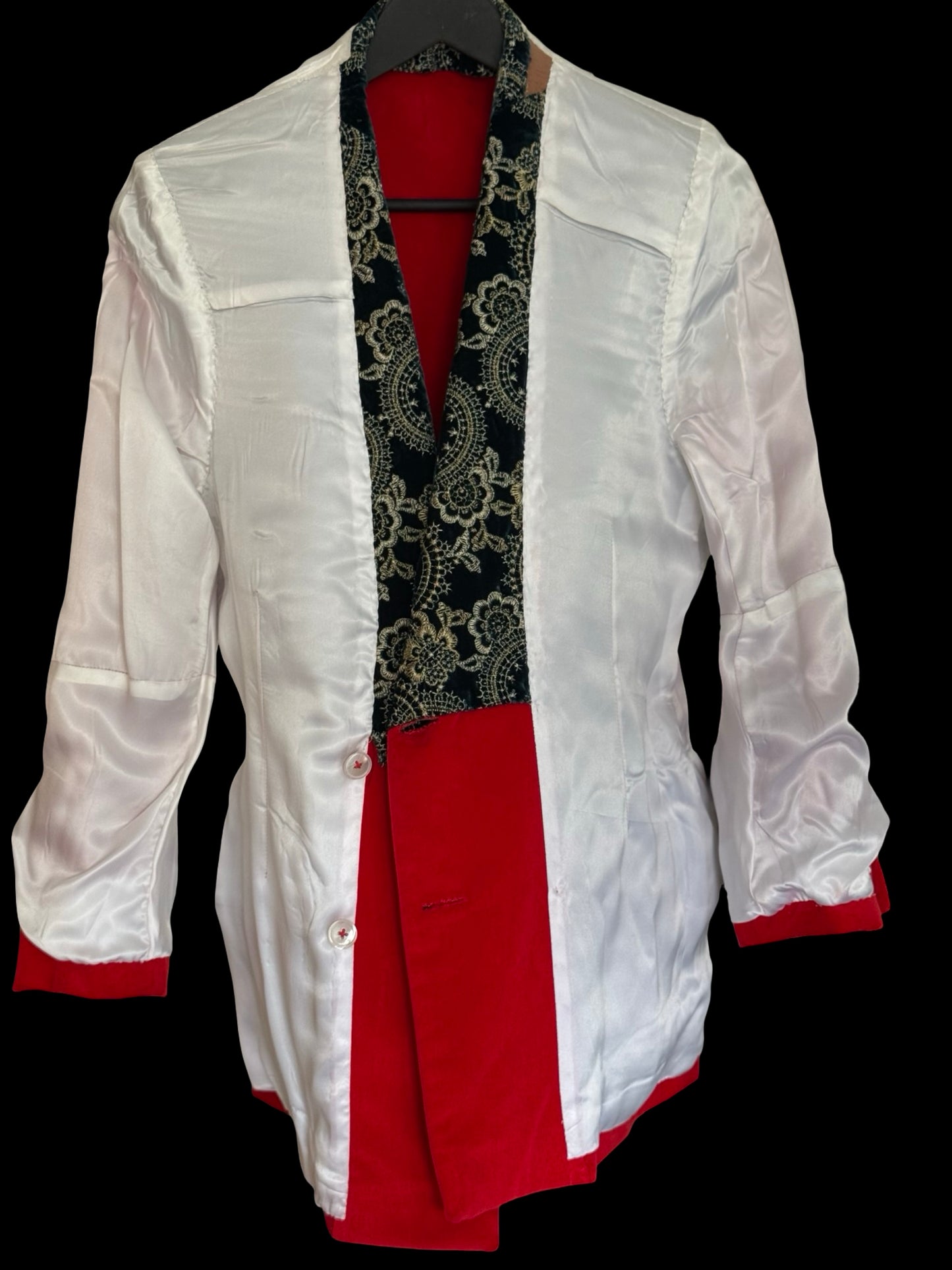 Bespoke John Kent (Kent Haste) Red Velvet Dinner Jacket Chest Size 32”