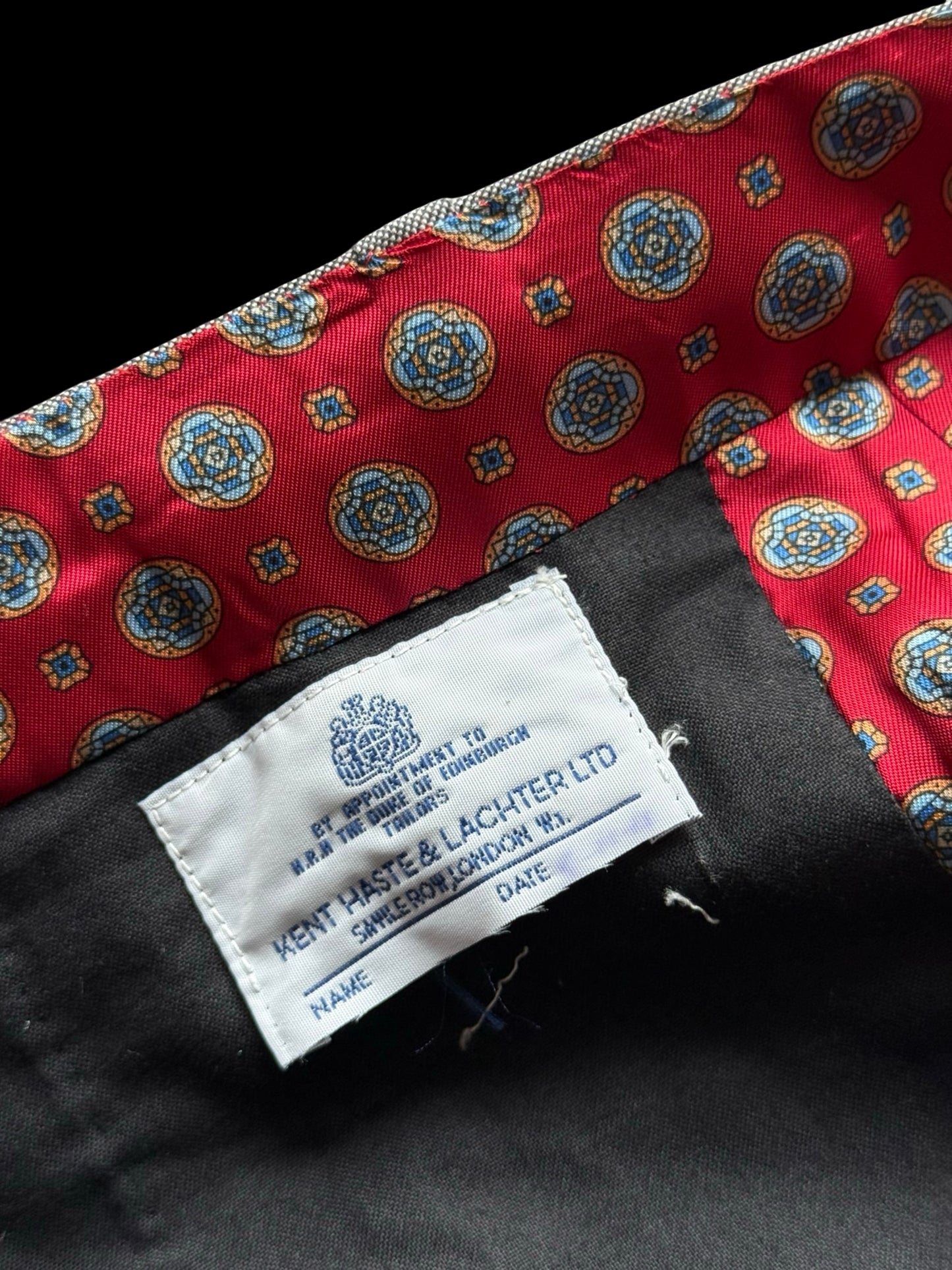 Bespoke Kent & Haste Savile Row Waistcoat & Trousers 40” / W36” Light Grey