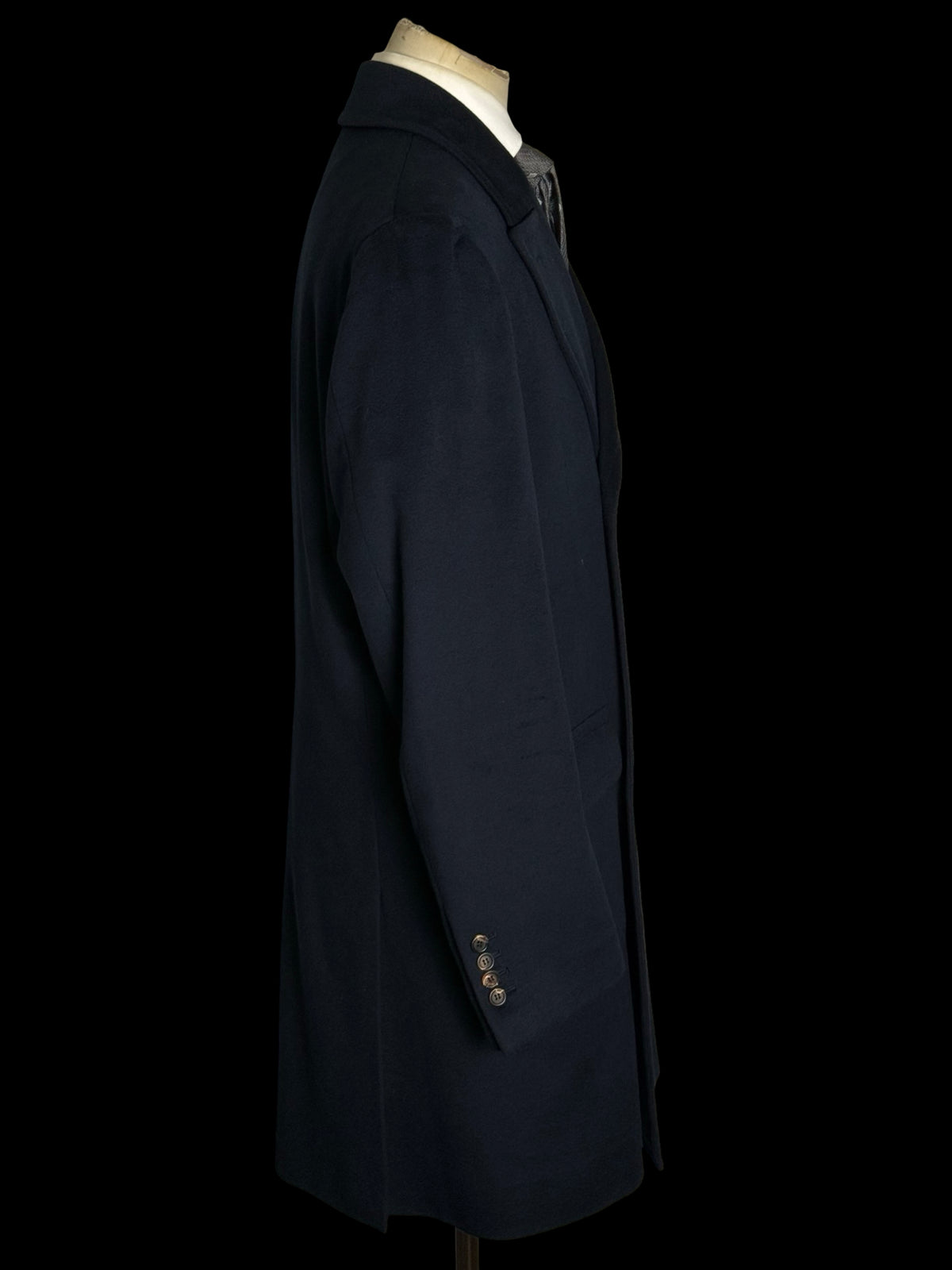Men’s Brunello Cucinelli Pure Cashmere Double Breasted Overcoat Size IT54 UK44”