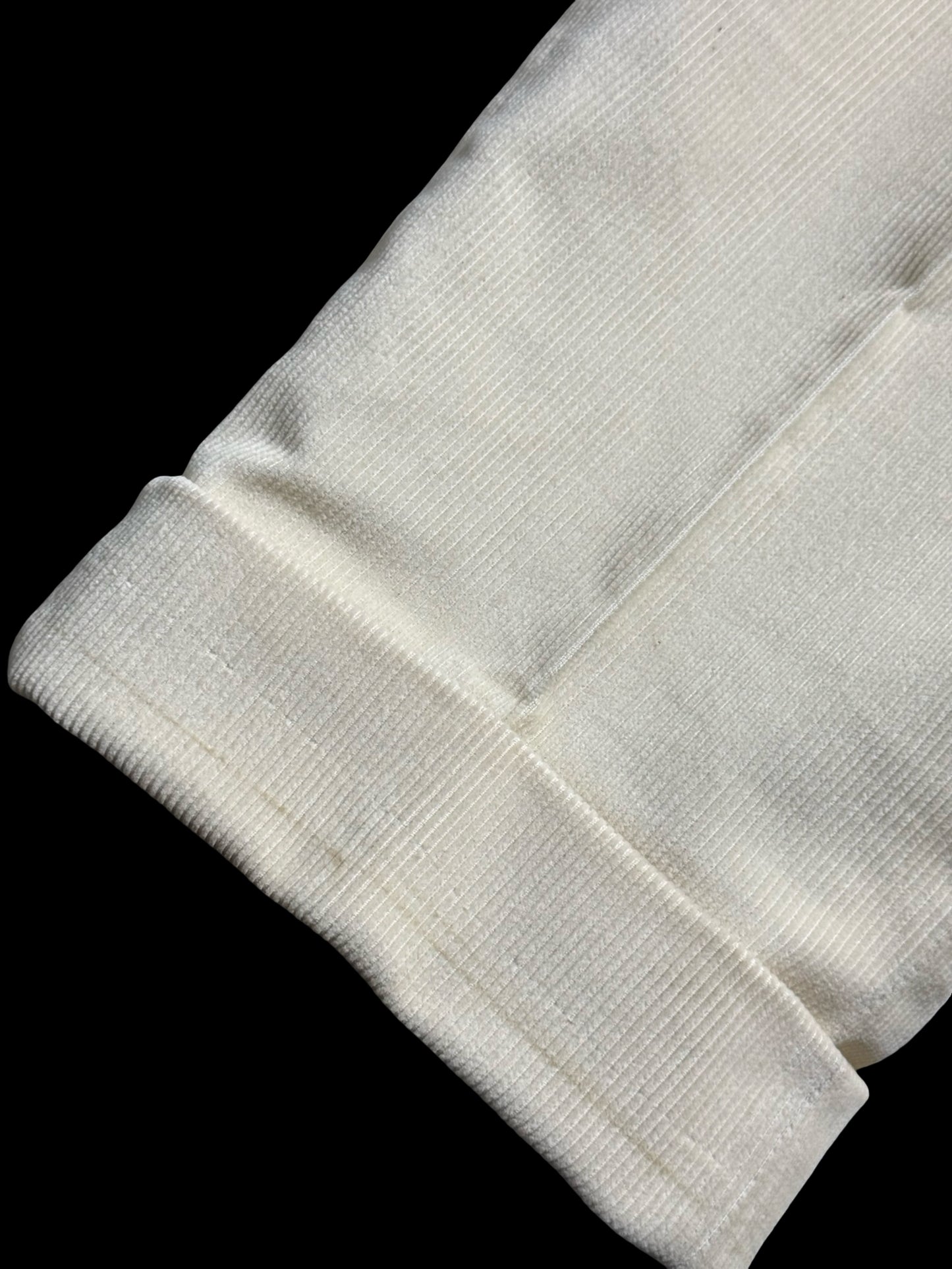Natalino Off White Corduroy Pleat Front Trousers W30S RRP £180