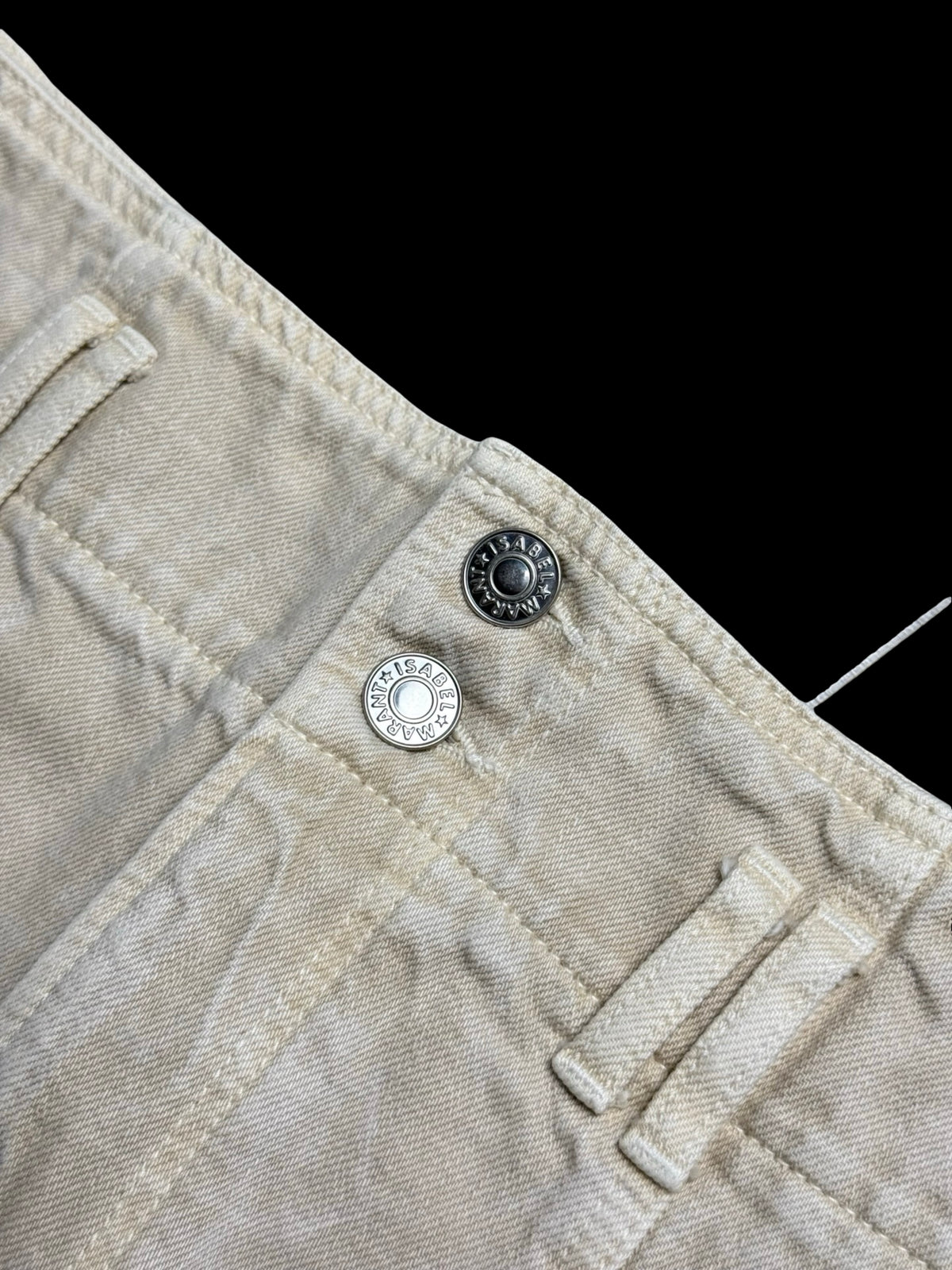 Isabel Marant Tess Ecru High Waisted Jeans UK14 FR42 RRP£365