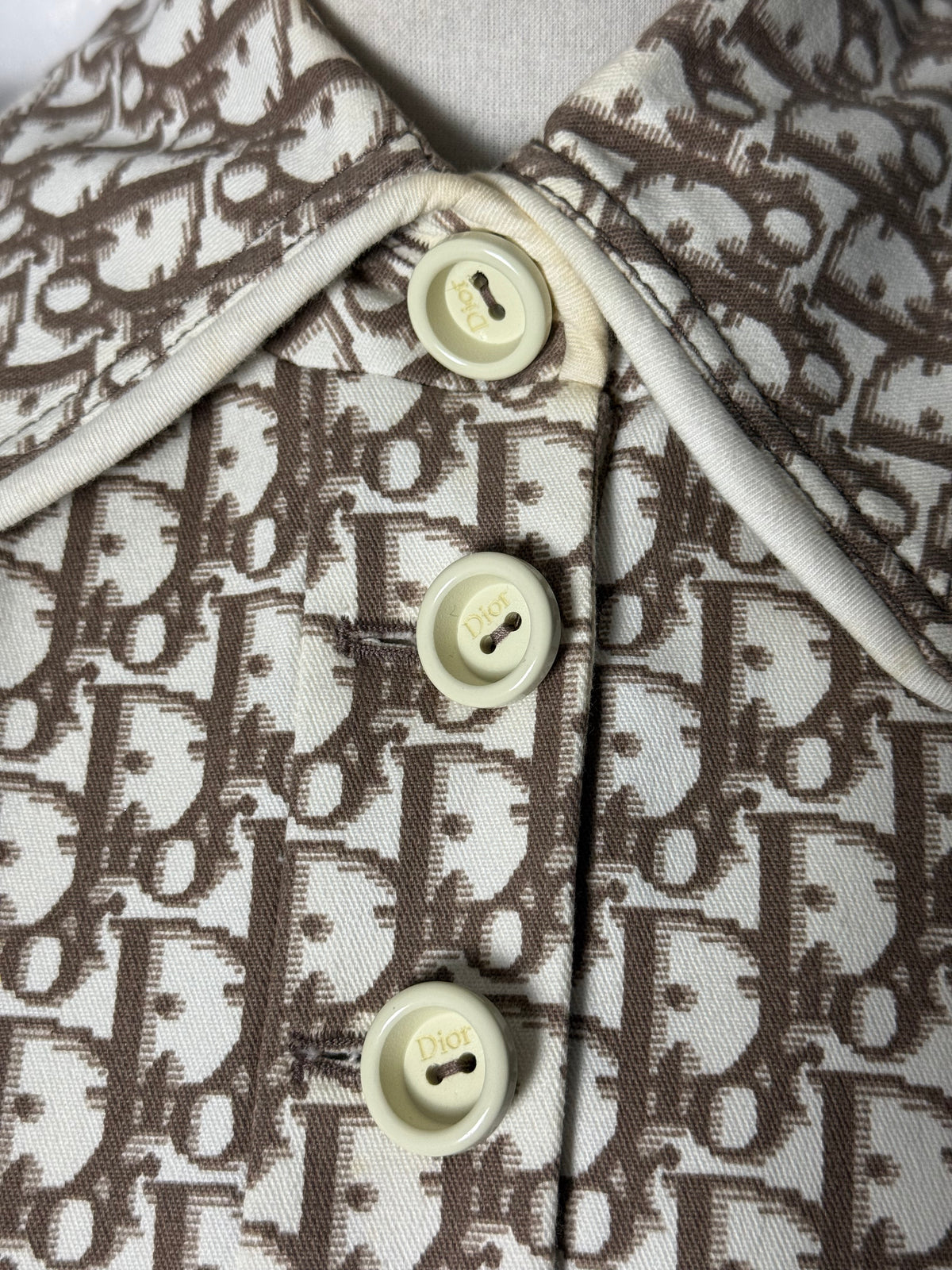 Christian Dior John Galliano SS2005 Monogram Jacket UK10 IT42 Belted Archival