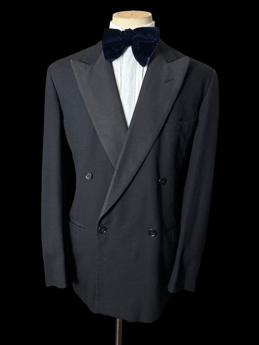 Vintage 1950’s Bespoke Harrods Double Breasted Dinner Jacket 42L