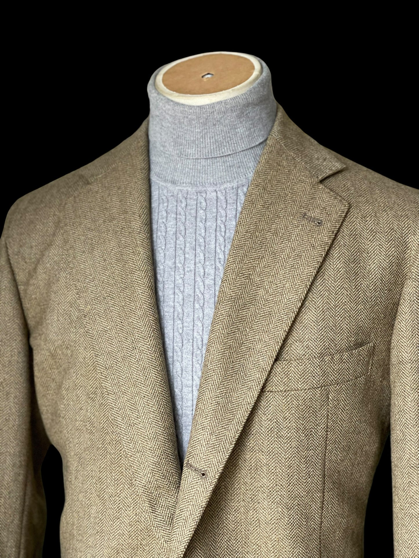 Natalino Tweed Sport Coat 52 UK42 Green 3 Roll 2 RRP £435