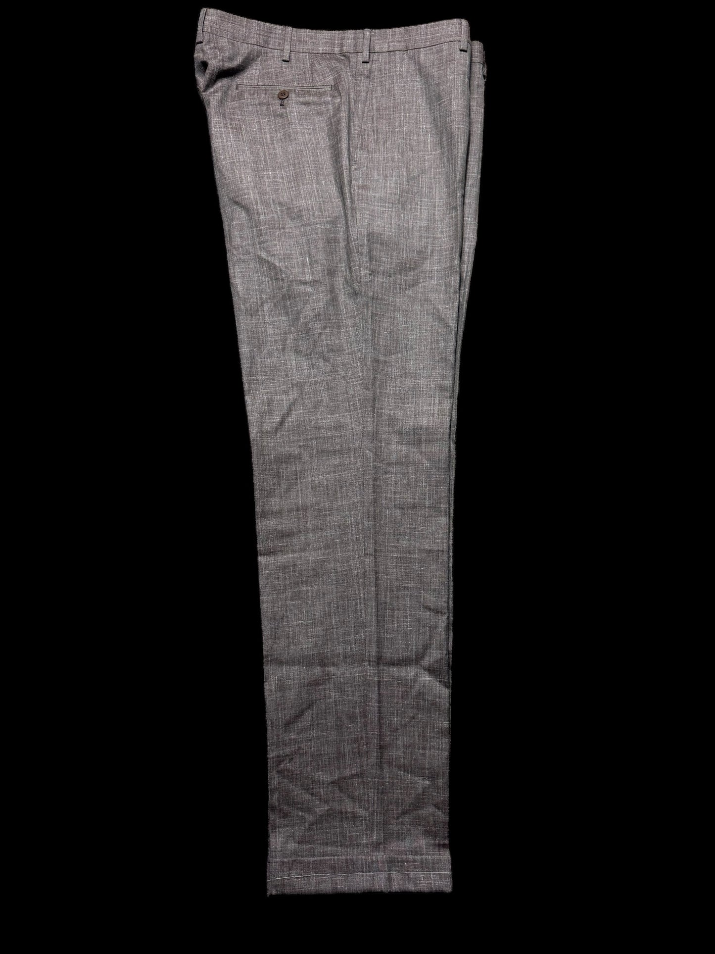 NEW Men’s Brioni Megeve Slim Wool Silk Linen Suit Trousers 58 UK40” Brown