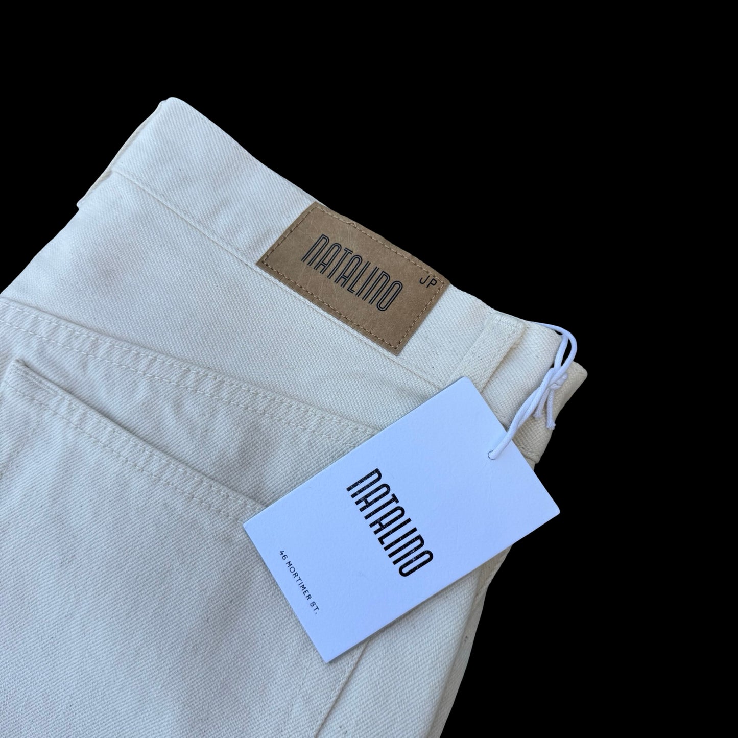 Natalino Japanese Selvedge Jeans 32 X 32” Ecru RRP £260