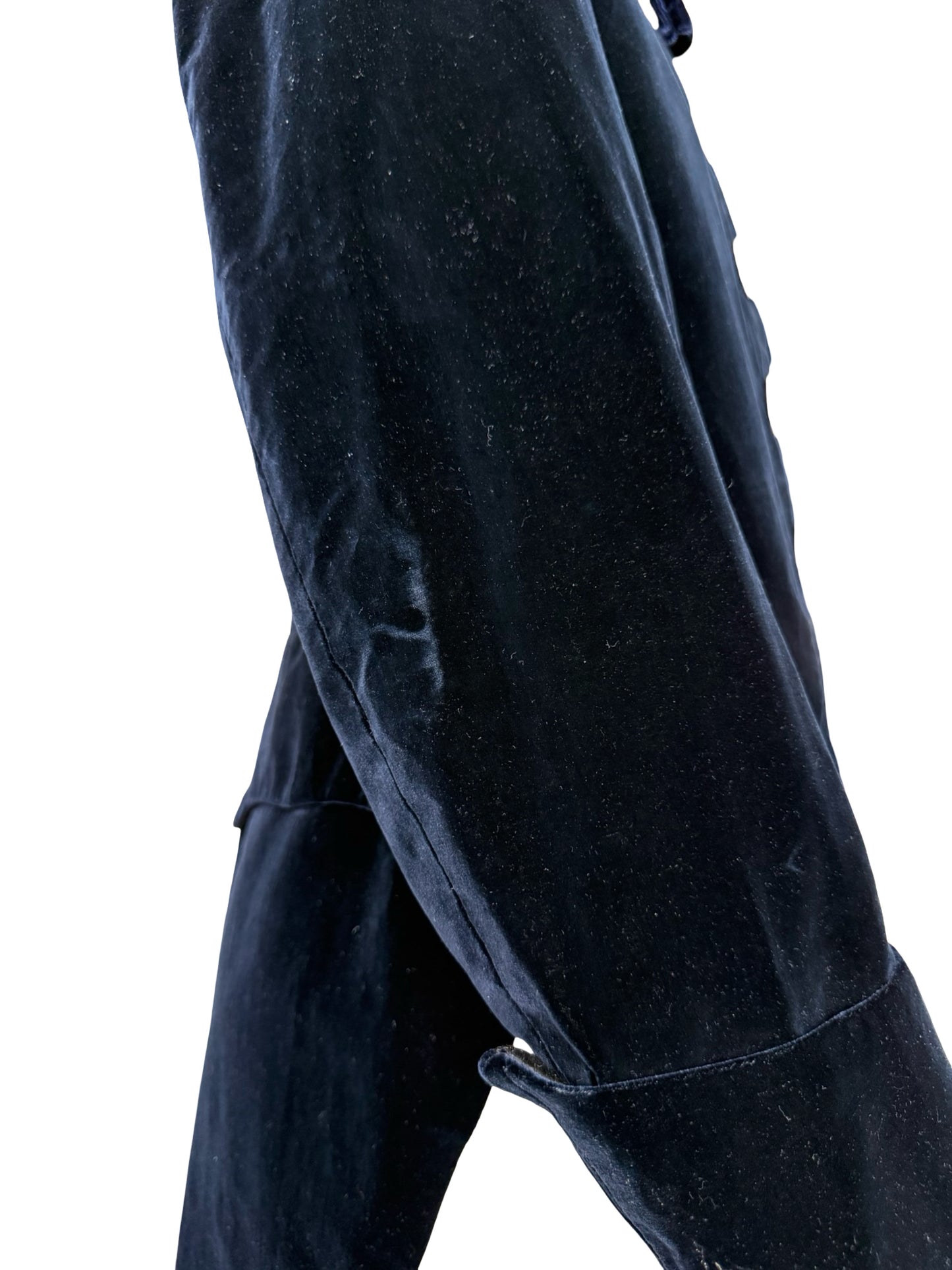 Bespoke Hill Brothers Edwardian Midnight Blue Velvet Court Suit 36” / W32”