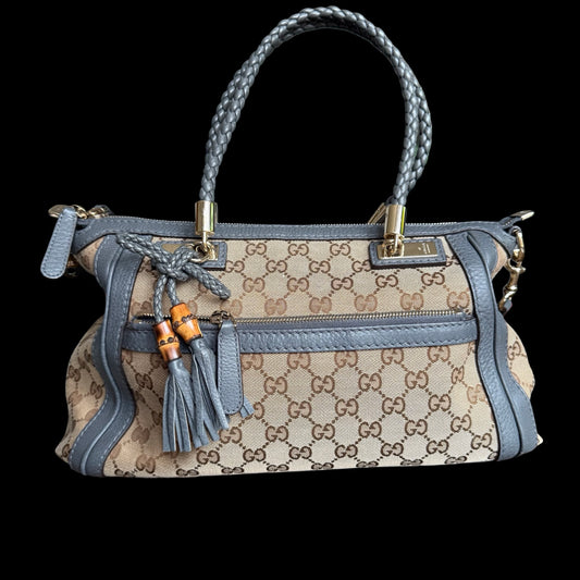 Women’s Gucci Canvas GG Bella Satchel Bag Handbag