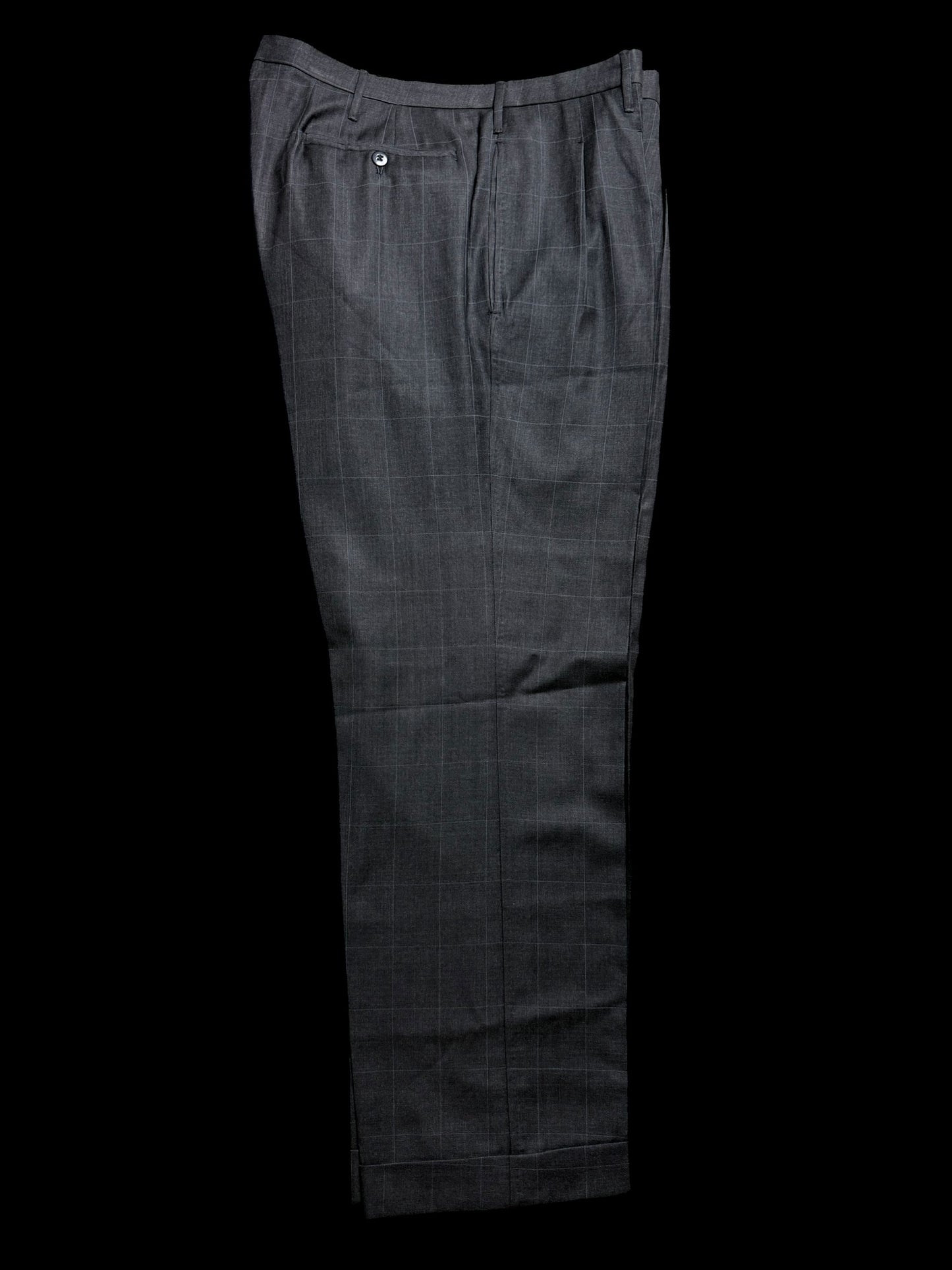 Bespoke Tommy Giulio Caraceni Grey Check Suit 43S/ W34” Lightweight Wool