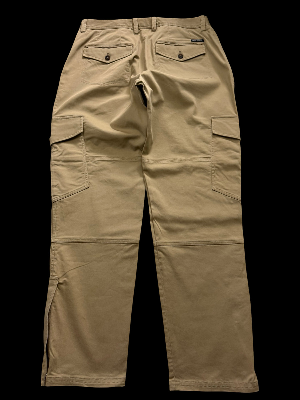 Women’s Dolce & Gabbana Khaki Cargo Trousers IT46 UK14 Zip Hem
