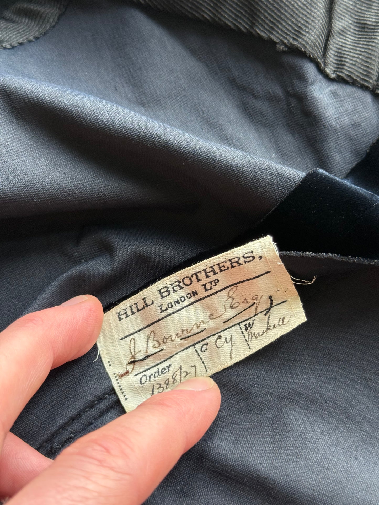Bespoke Hill Brothers Edwardian Midnight Blue Velvet Court Suit 36” / W32”