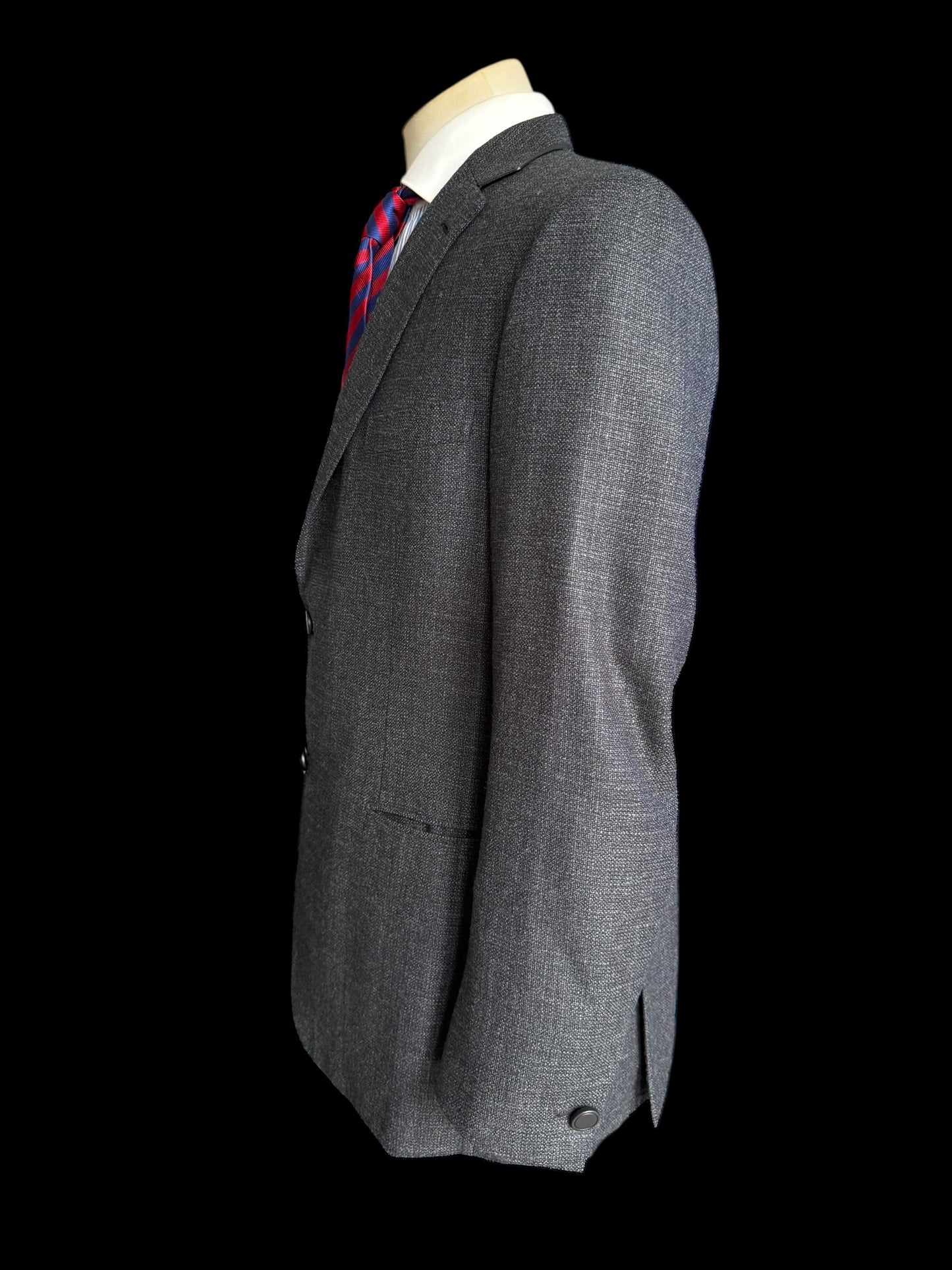 Brioni Grey Sportcoat 52R / UK42R Hopsack Wool Doroteo Jacket
