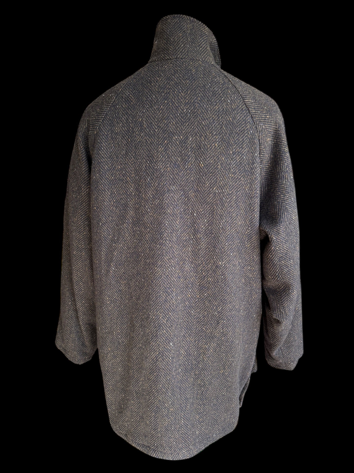 Men’s Magee Tweed Shooting Coat Size 46 Herringbone Flecked Tweed Hunting
