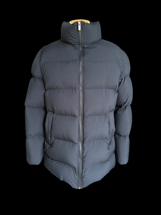 Men’s Pyrenex Down Jacket Size Large Navy & Rosignol Hat & Ski Gloves