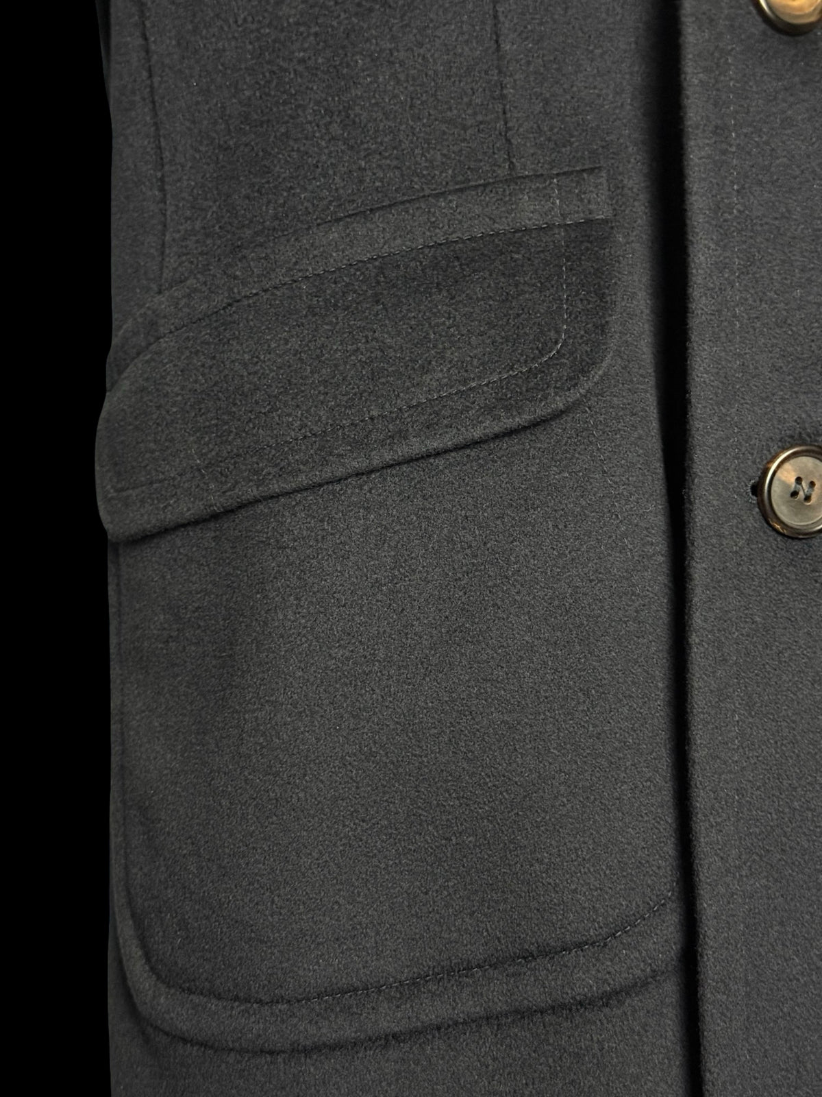 Men’s Brunello Cucinelli Pure Cashmere Double Breasted Overcoat Size IT54 UK44”