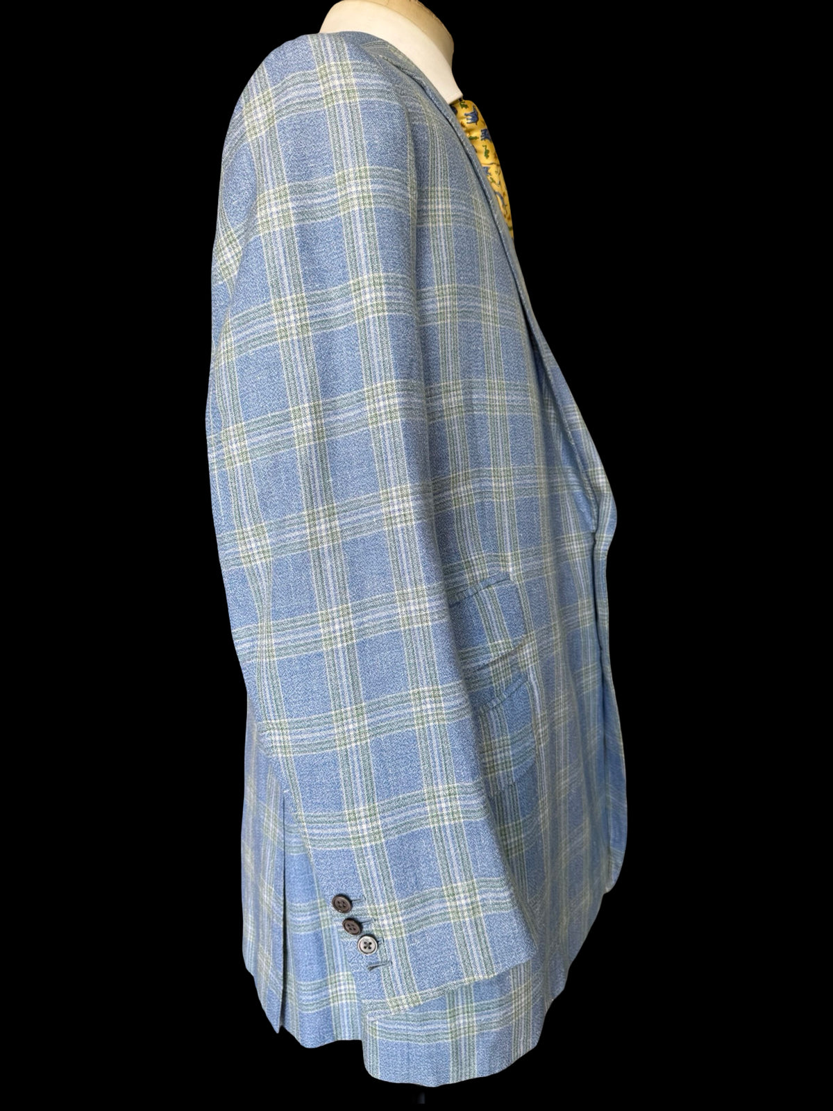 Bespoke John Kent (Kent Haste) Sport Coat 44L Light Blue Savile Row