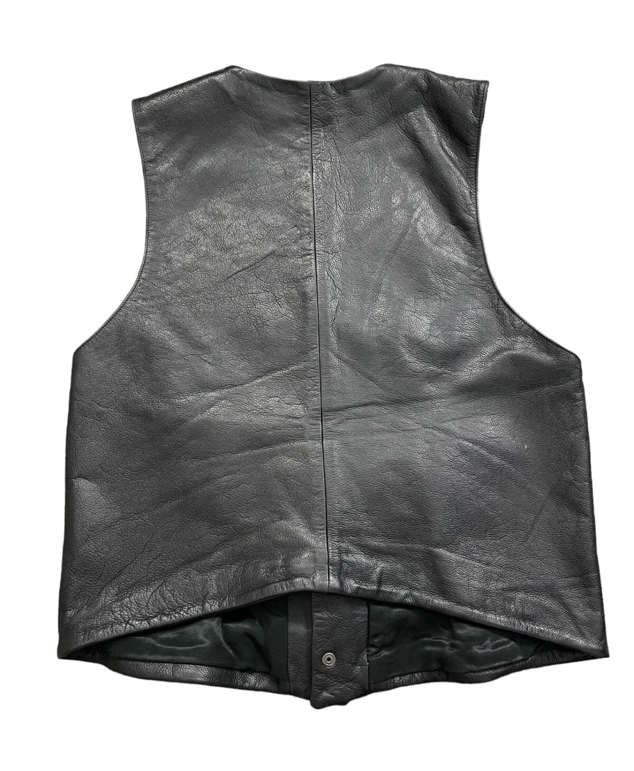 Calugi E Giannelli Leather Gilet Waistcoat 52