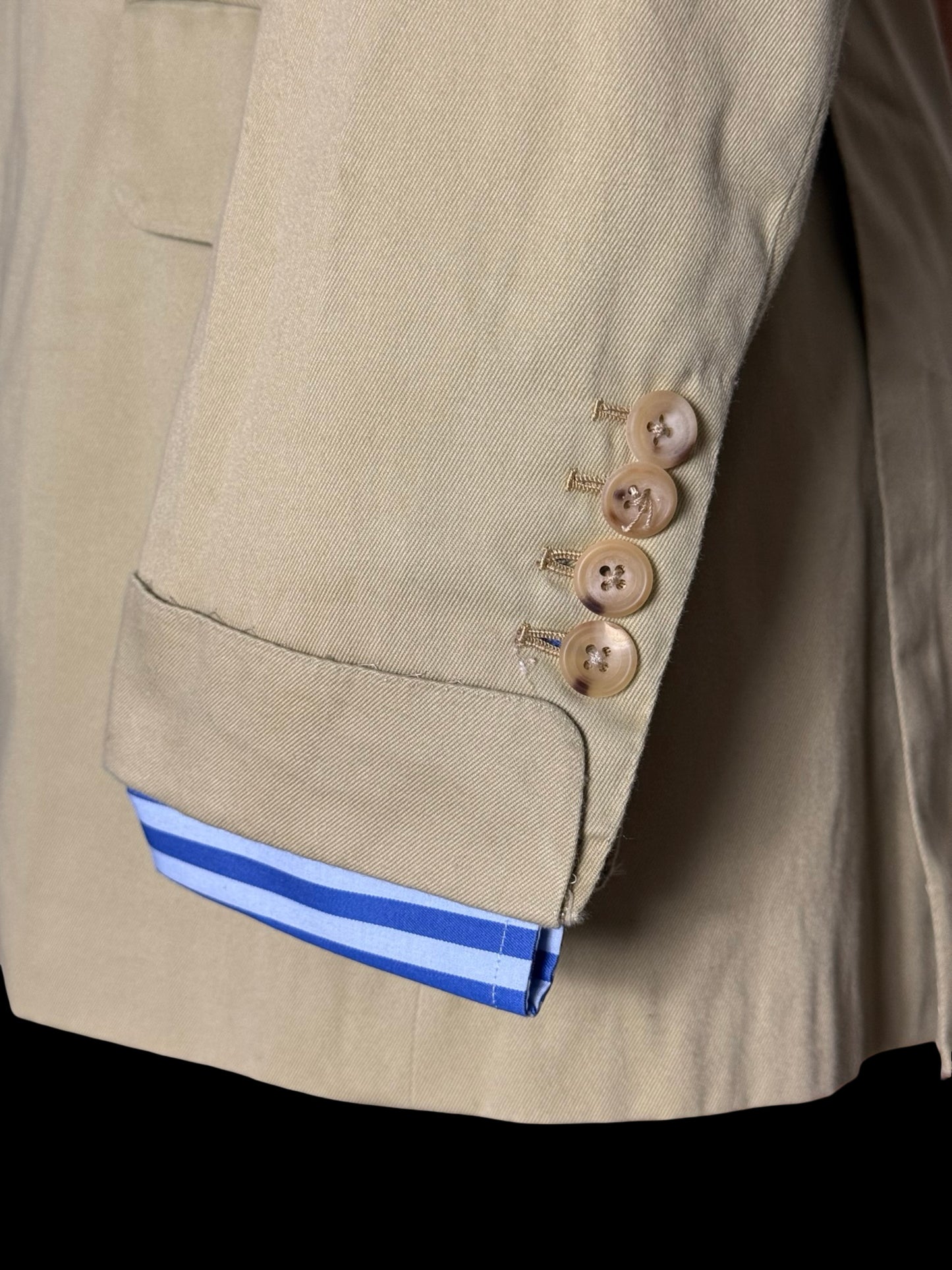 Bespoke Jones Chalk Dawson Meyer Mortimer Gabardine Twill Suit 37S / W32-34S