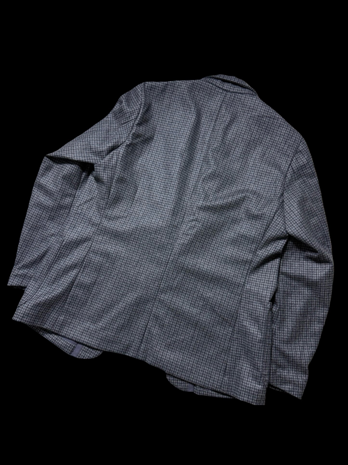 Barrington & Ayre Fox Brothers Flannel Blazer Sport Coat 38S Gingham Check