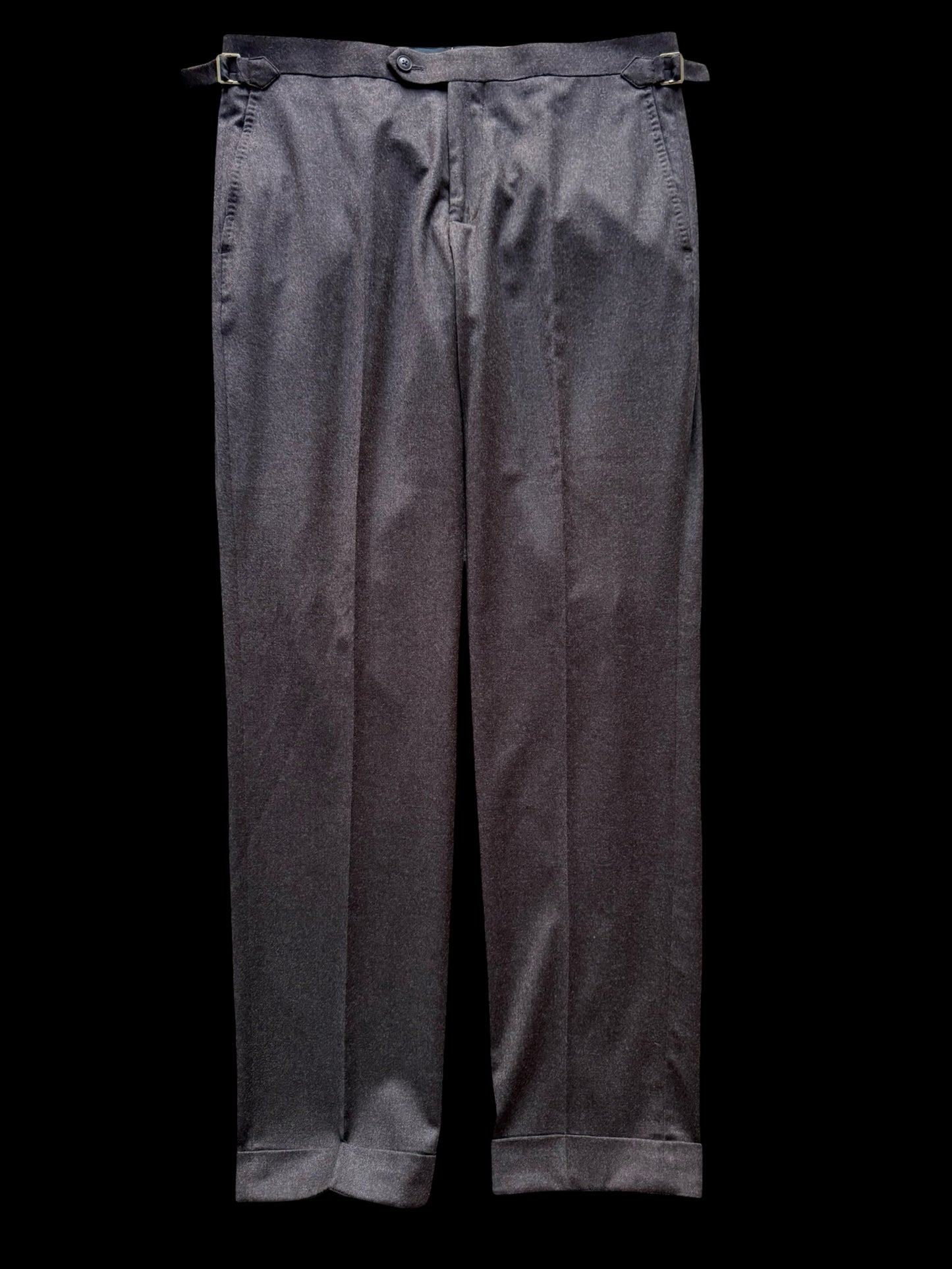 Bespoke Clements & Church 3PC Suit 39L/ W33L Drago Skyfall 007 Brown Flannel Wool