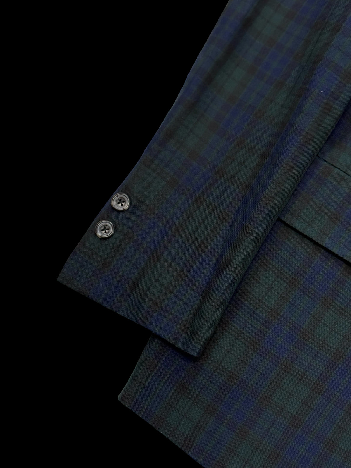 Men’s Brooks Brothers “Own Make” Blackwatch Tartan Sport Coat 36R Made In USA