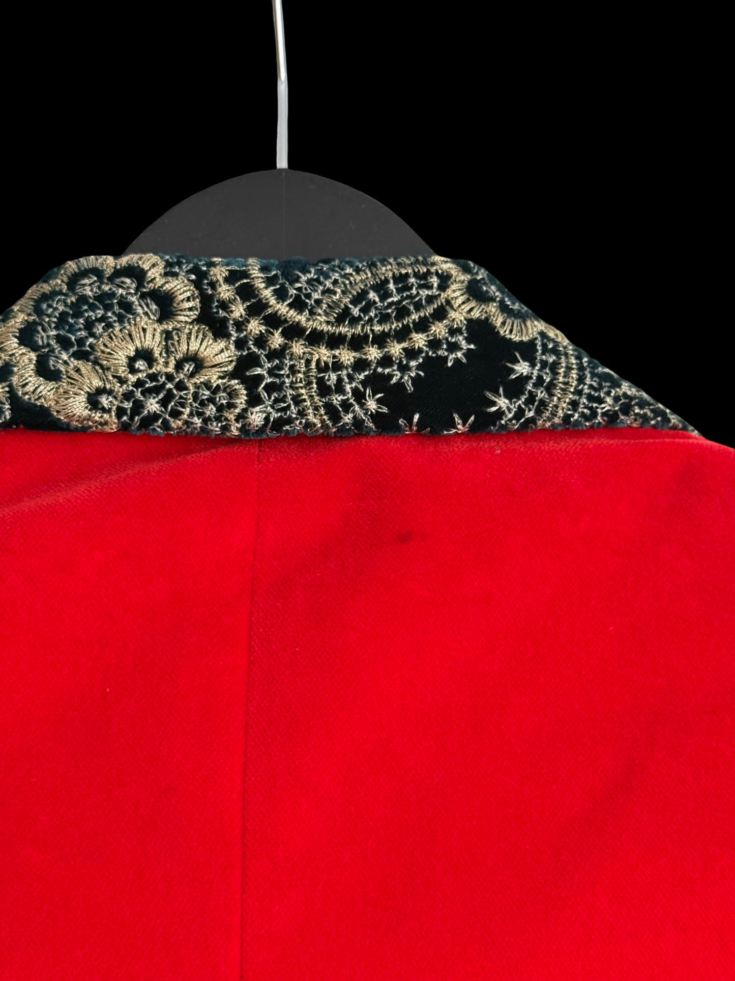 Bespoke John Kent (Kent Haste) Red Velvet Dinner Jacket Chest Size 32”