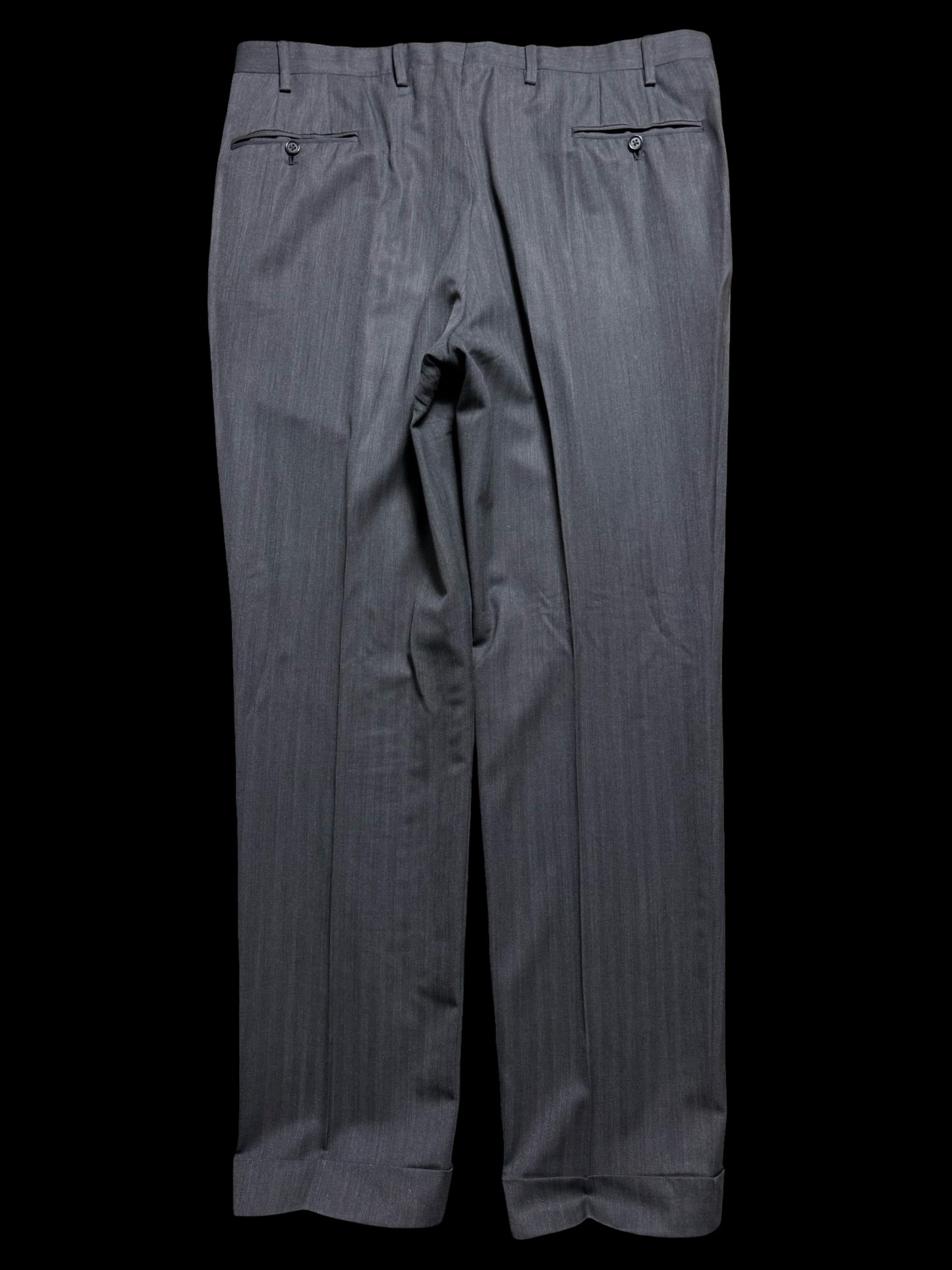 Kiton Grey Herringbone Suit 44L / W38L Diamante Blu Super 150’s 2 Roll 3